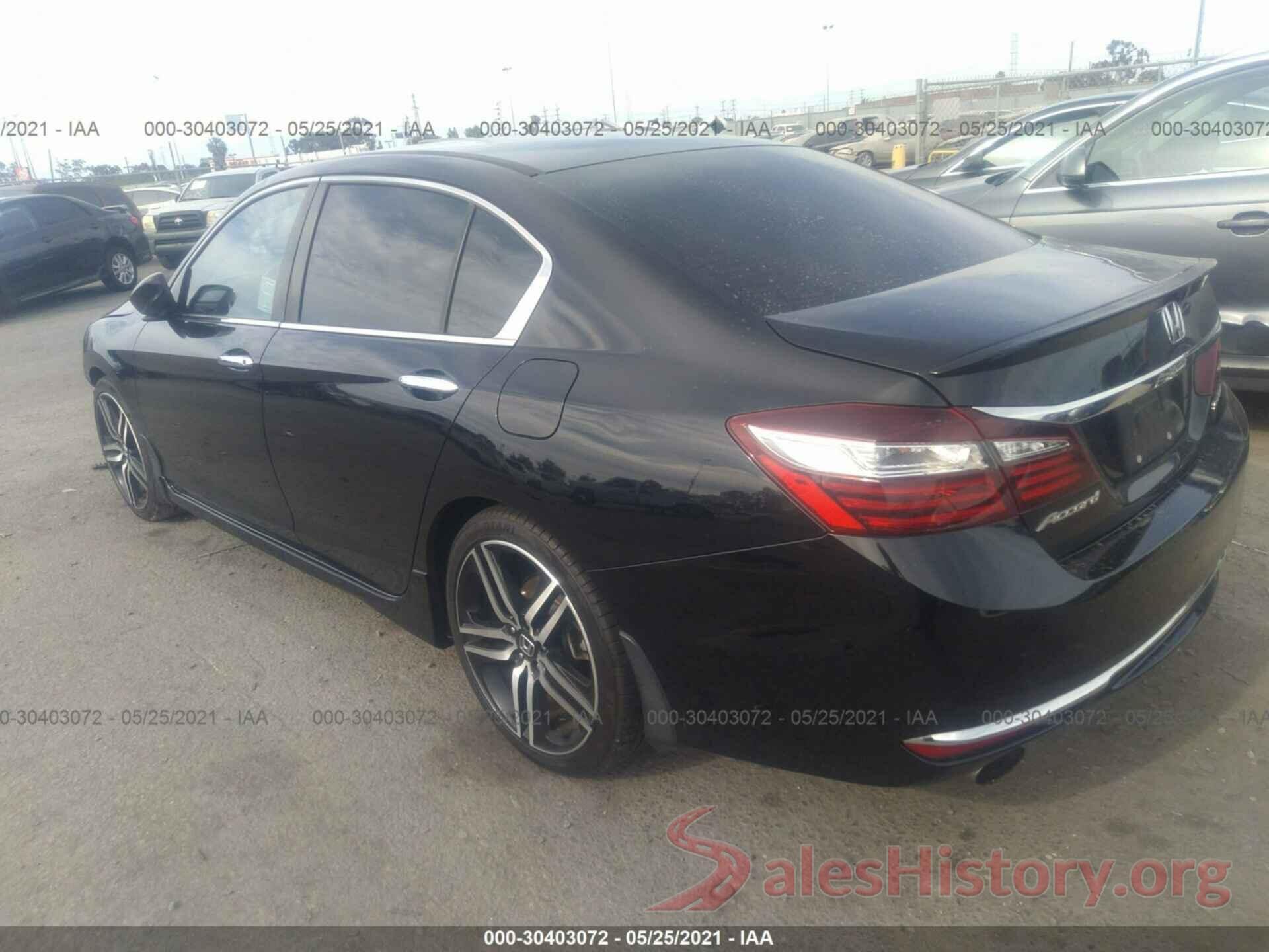 1HGCR2F51GA121398 2016 HONDA ACCORD SEDAN