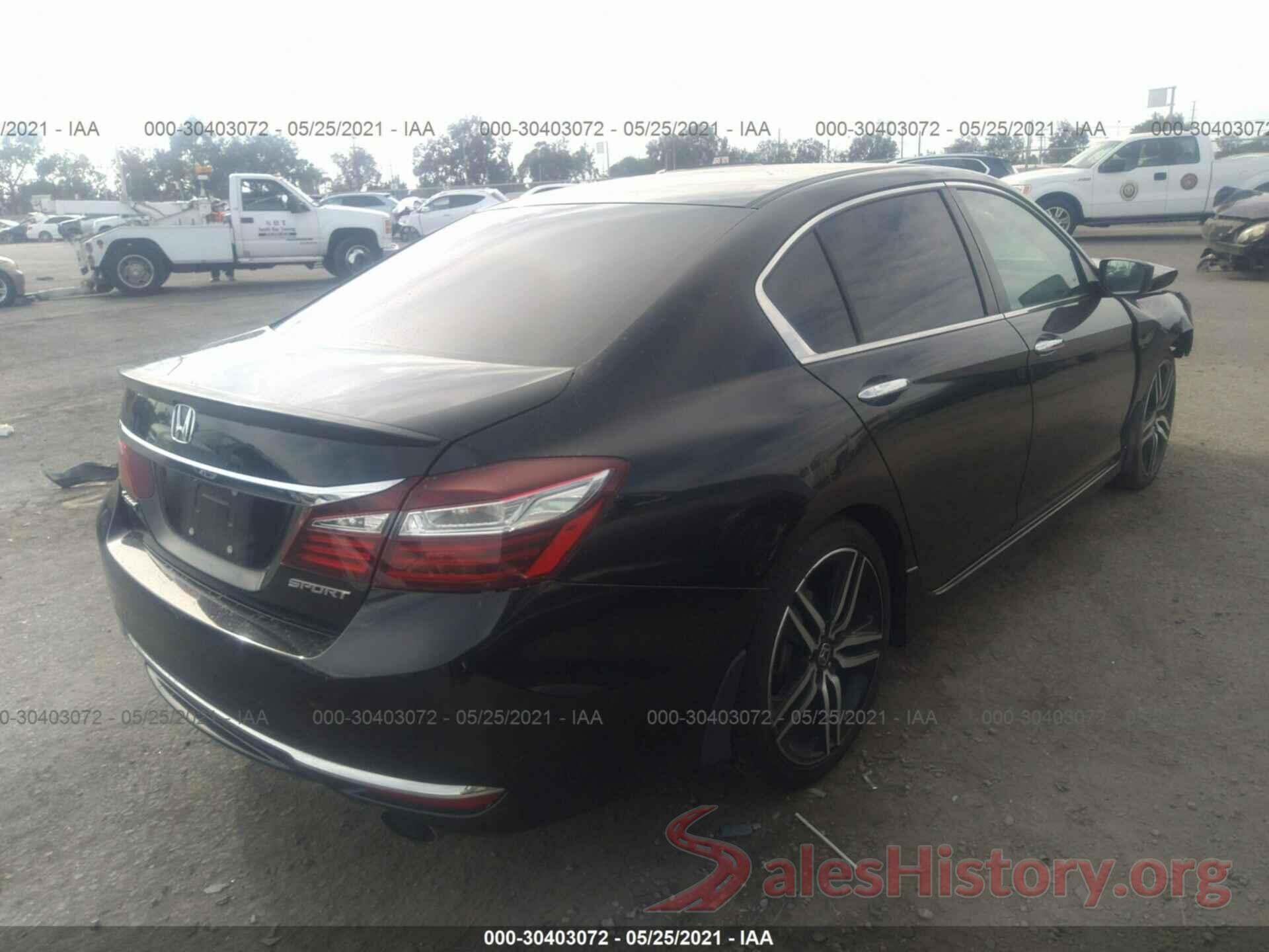 1HGCR2F51GA121398 2016 HONDA ACCORD SEDAN