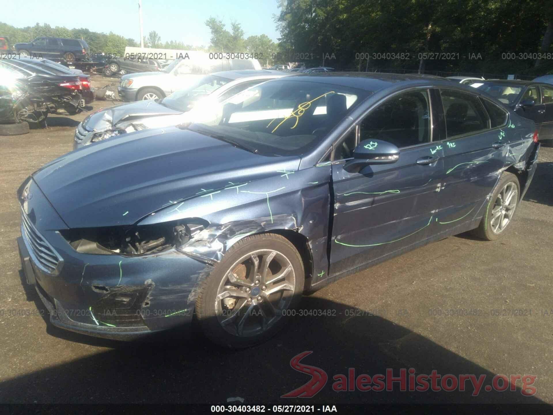 3FA6P0CD9KR140612 2019 FORD FUSION