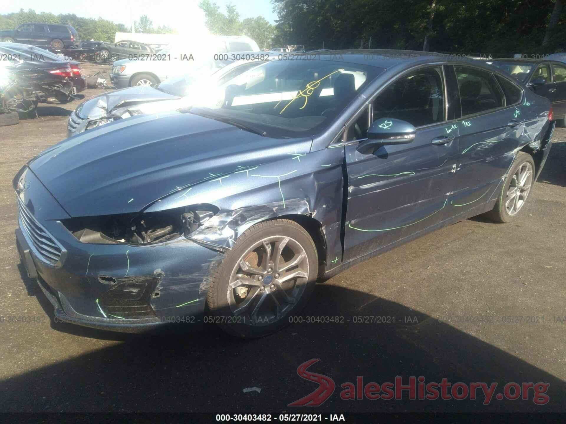 3FA6P0CD9KR140612 2019 FORD FUSION