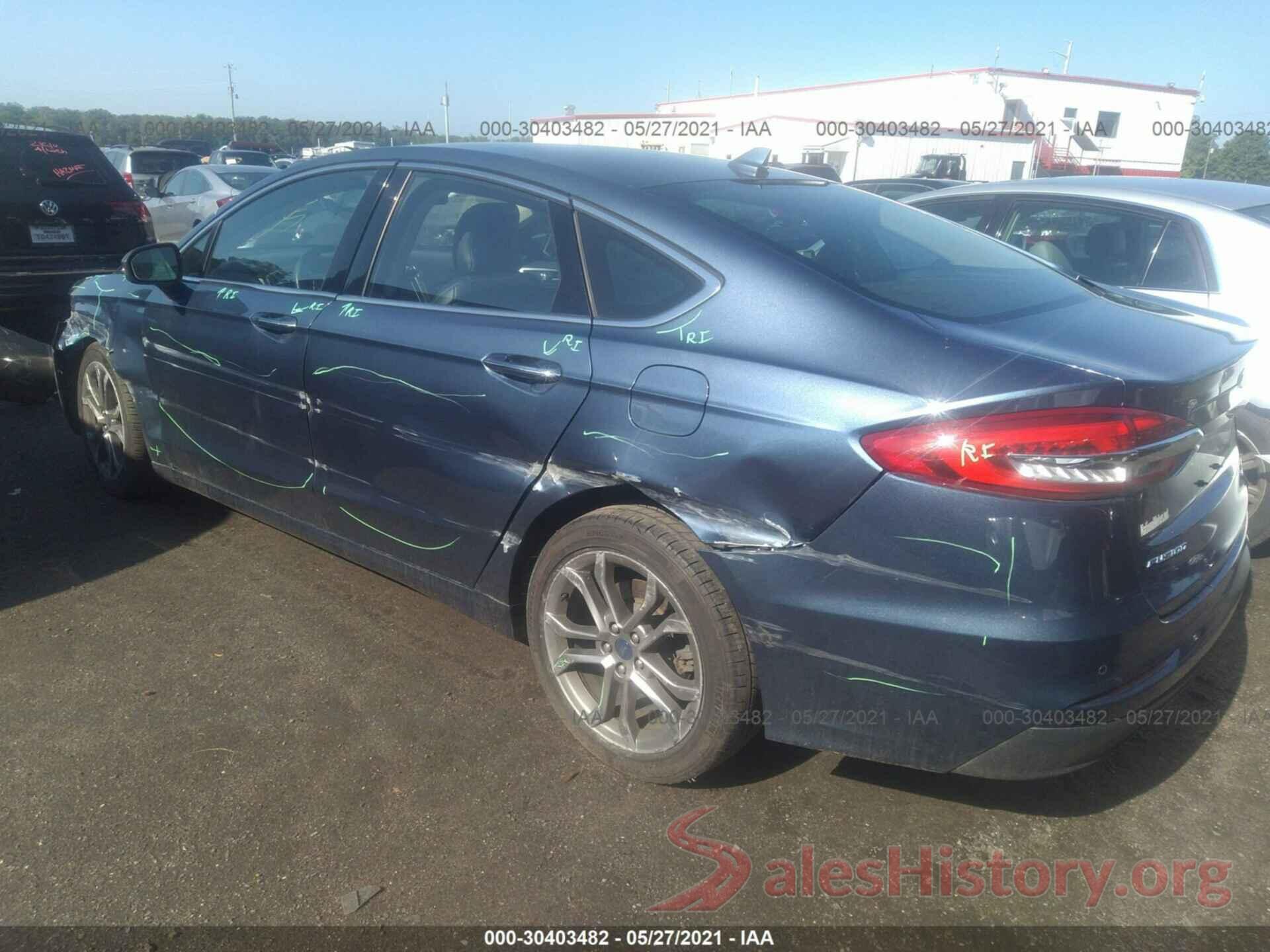 3FA6P0CD9KR140612 2019 FORD FUSION