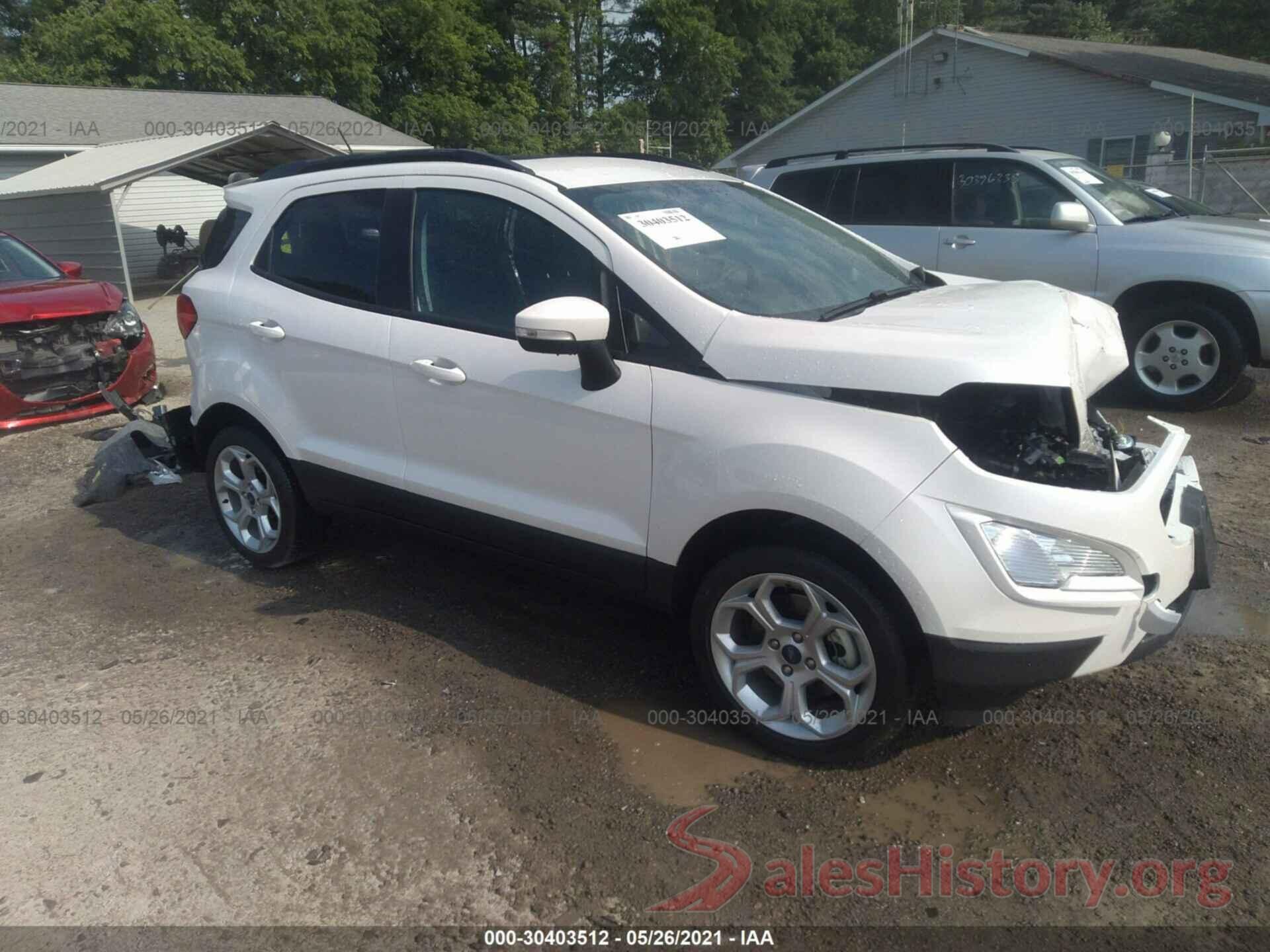 MAJ3S2GEXMC408312 2021 FORD ECOSPORT