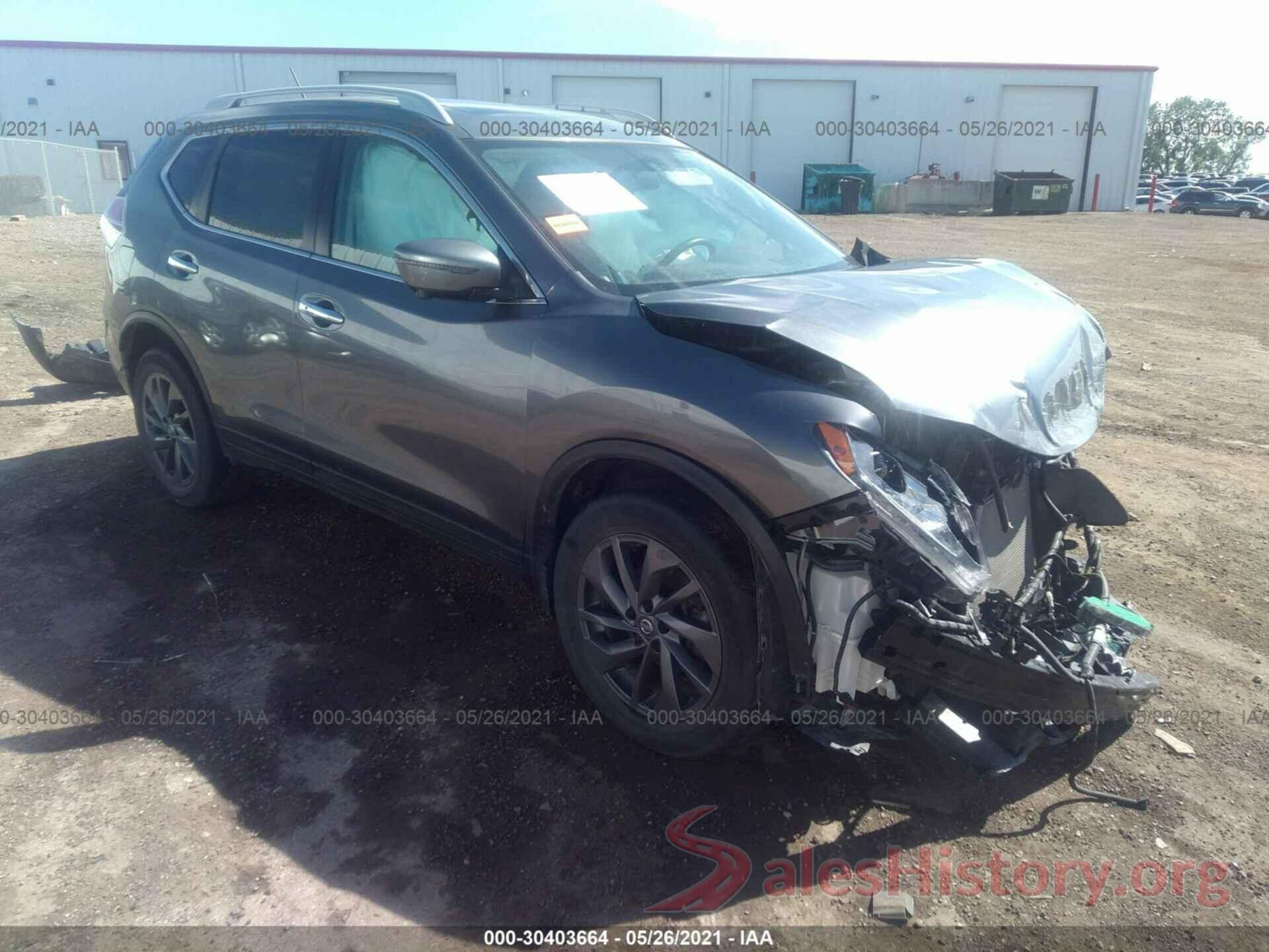 5N1AT2MV6GC799414 2016 NISSAN ROGUE