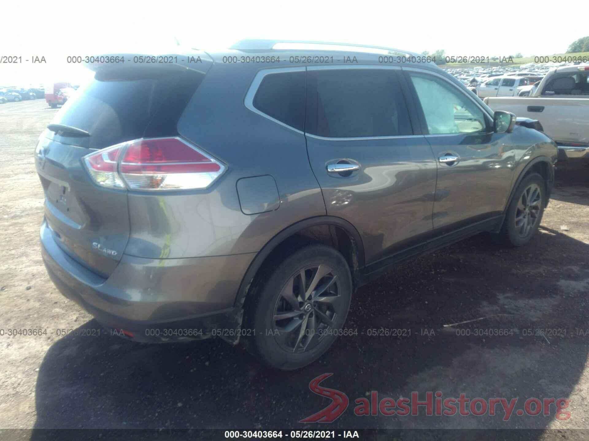 5N1AT2MV6GC799414 2016 NISSAN ROGUE