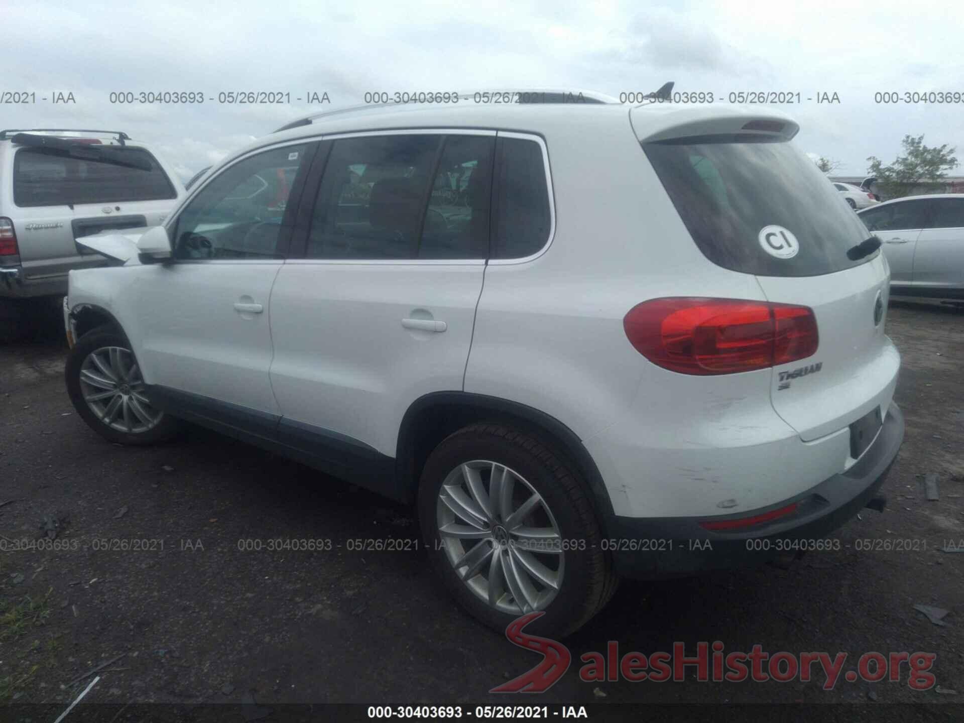 WVGBV7AX0GW577175 2016 VOLKSWAGEN TIGUAN