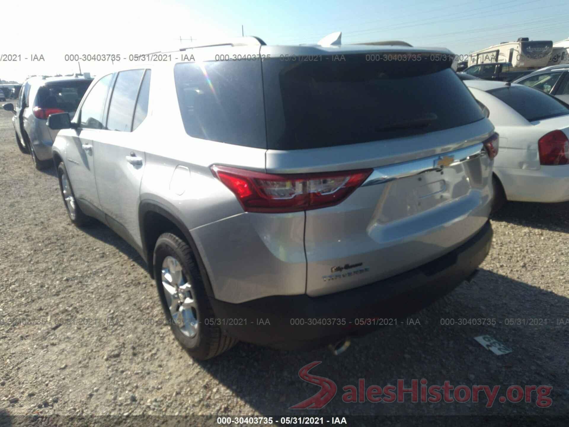 1GNERGKW8LJ141216 2020 CHEVROLET TRAVERSE