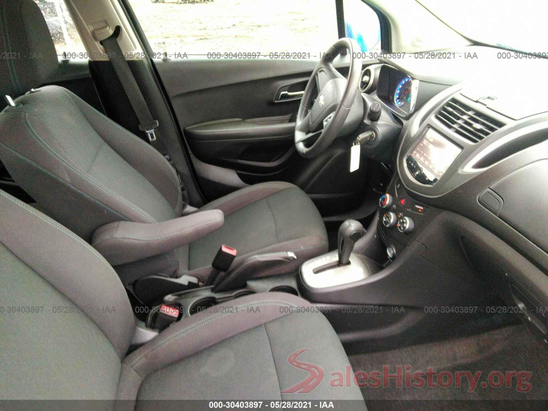 KL7CJKSB9GB701054 2016 CHEVROLET TRAX