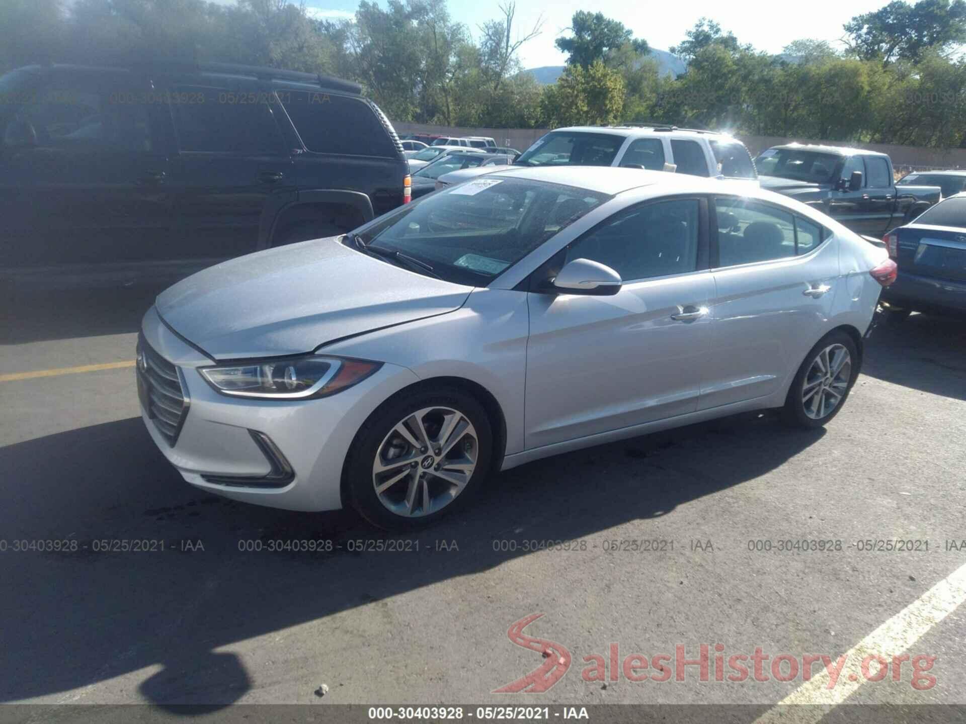 KMHD84LF0HU073242 2017 HYUNDAI ELANTRA