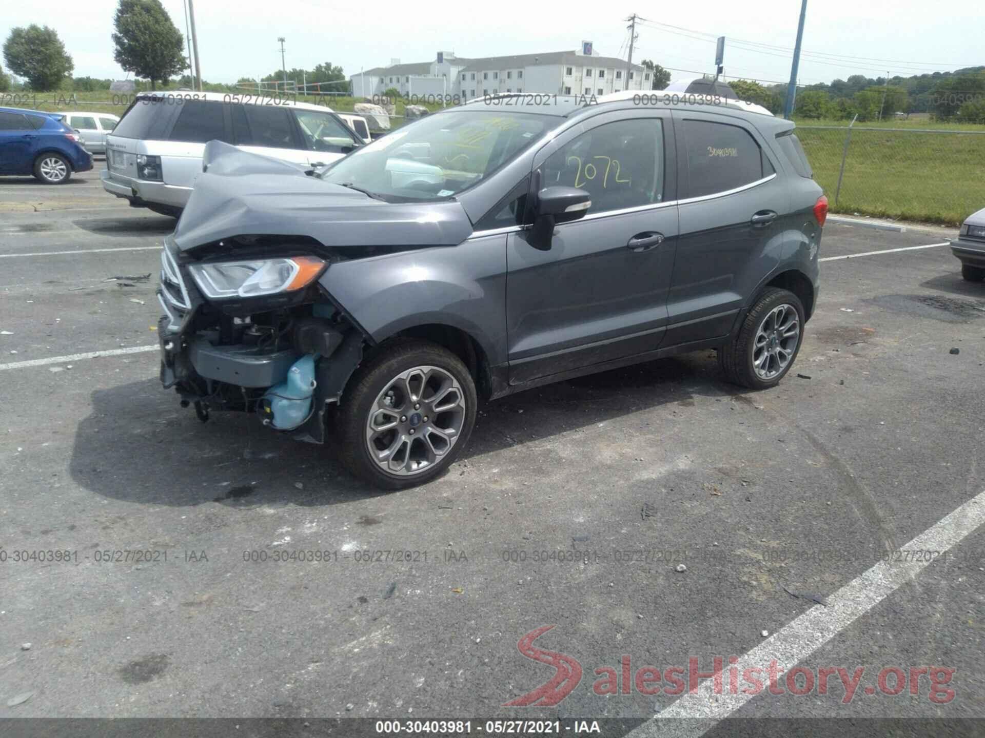 MAJ6S3KLXKC262967 2019 FORD ECOSPORT