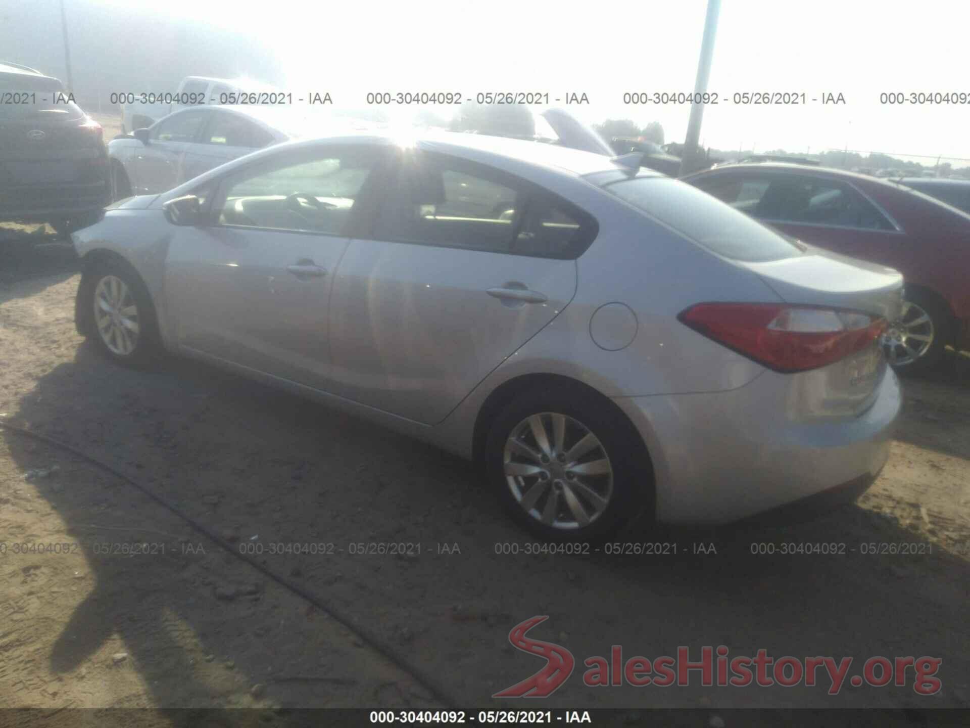 KNAFX4A68G5569091 2016 KIA FORTE