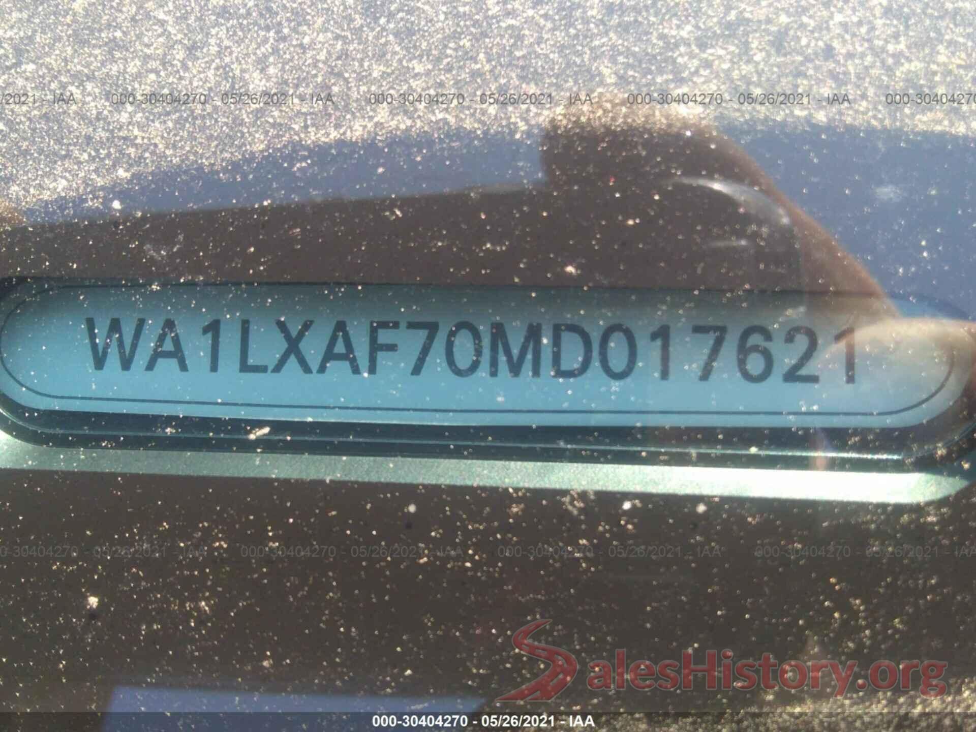 WA1LXAF70MD017621 2021 AUDI Q7