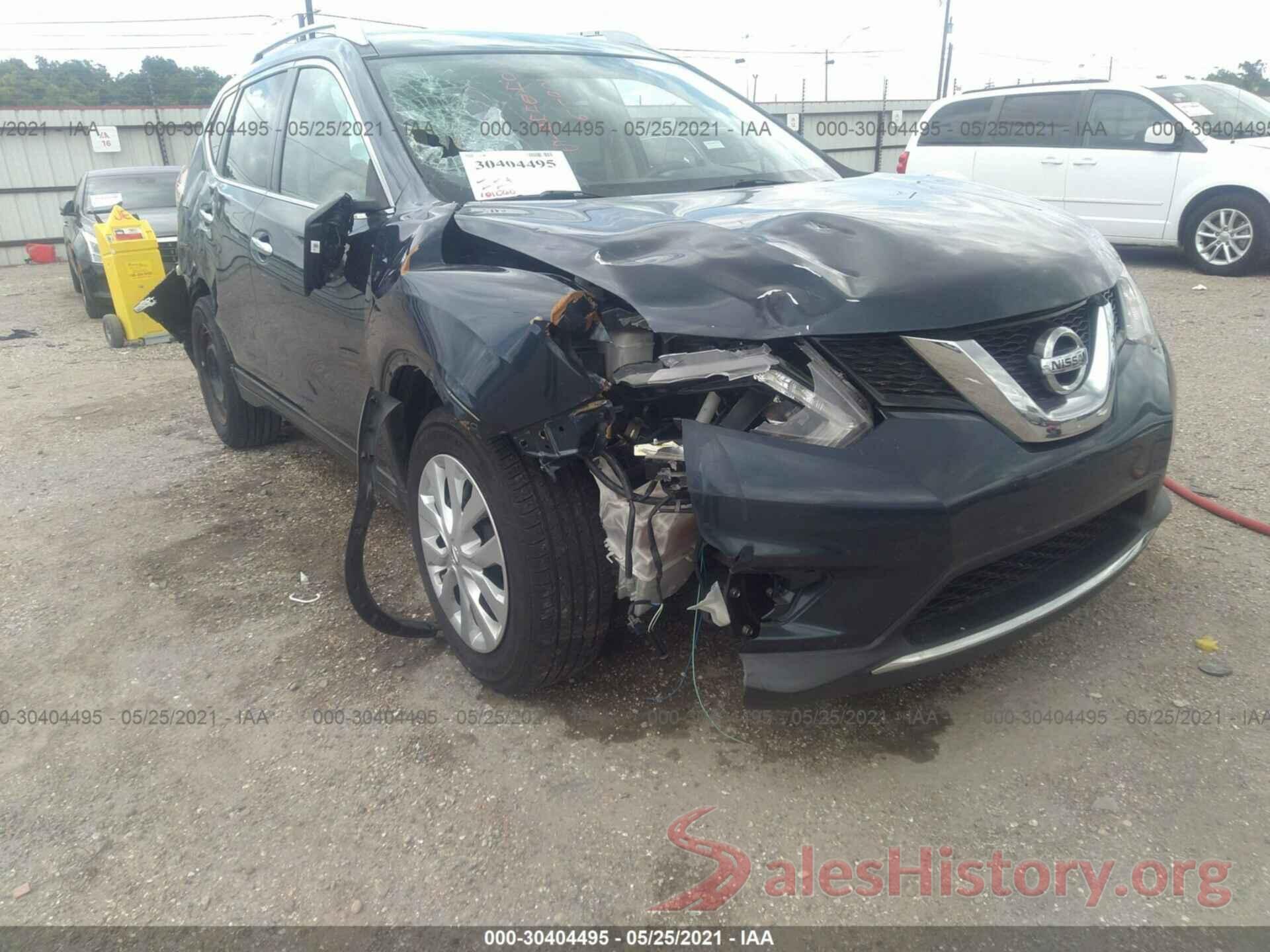 KNMAT2MT5GP656255 2016 NISSAN ROGUE