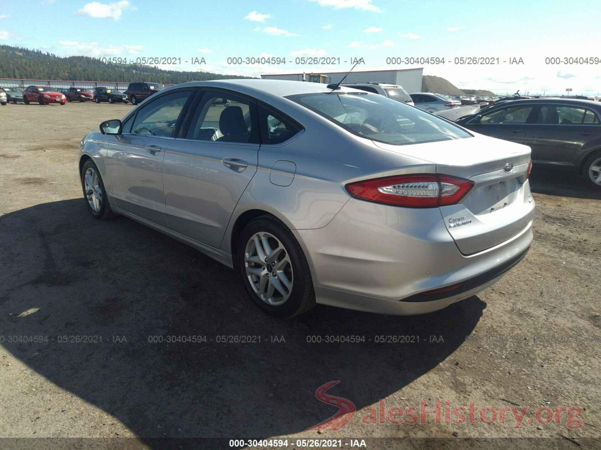 3FA6P0HD0GR123617 2016 FORD FUSION