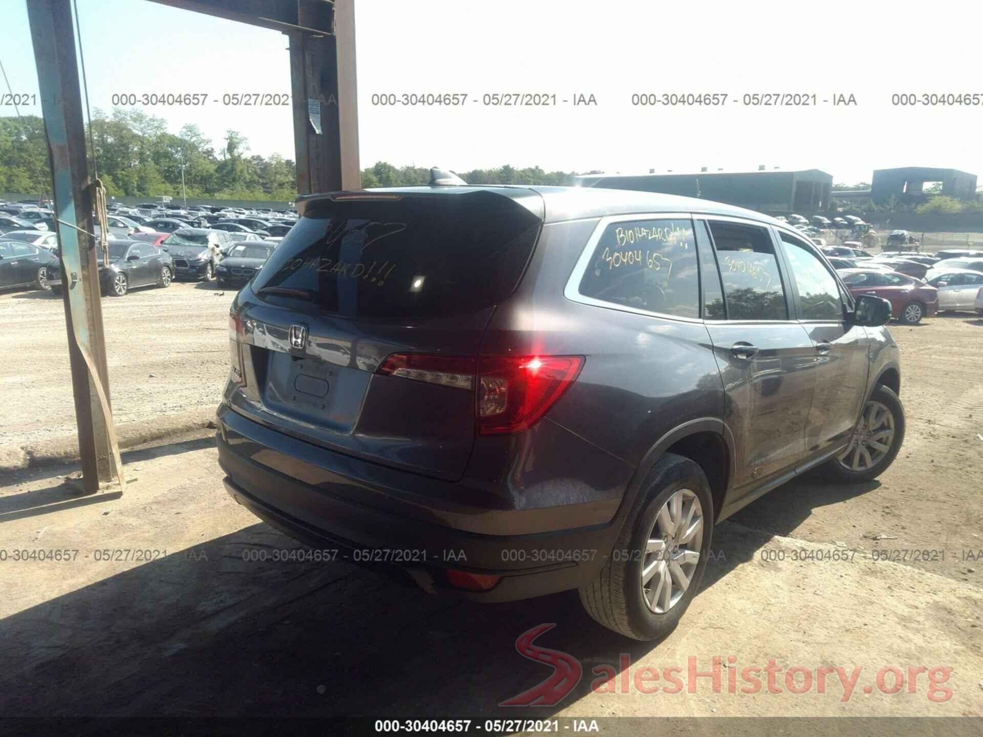 5FNYF5H19KB026032 2019 HONDA PILOT