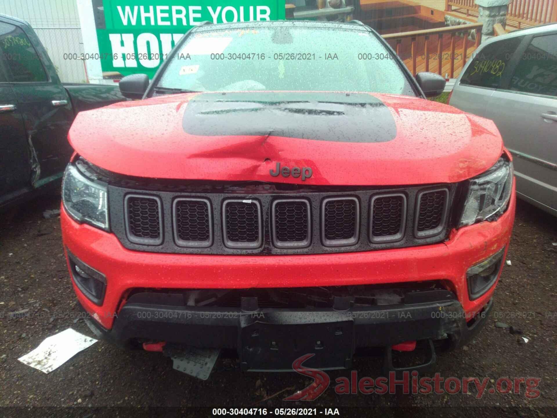 3C4NJDDB7LT111643 2020 JEEP COMPASS