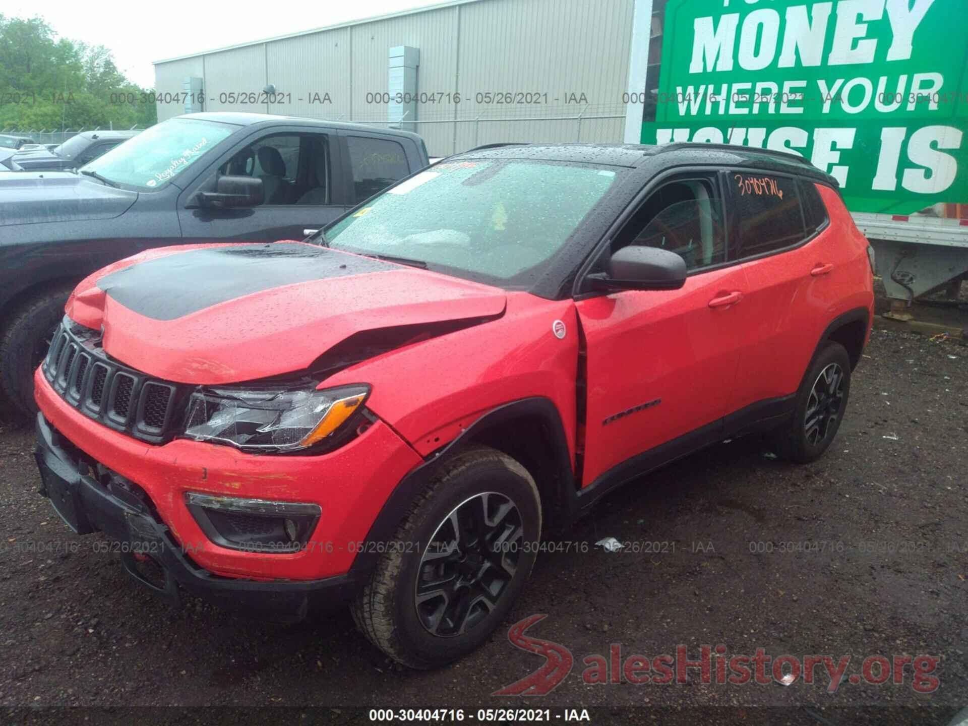 3C4NJDDB7LT111643 2020 JEEP COMPASS