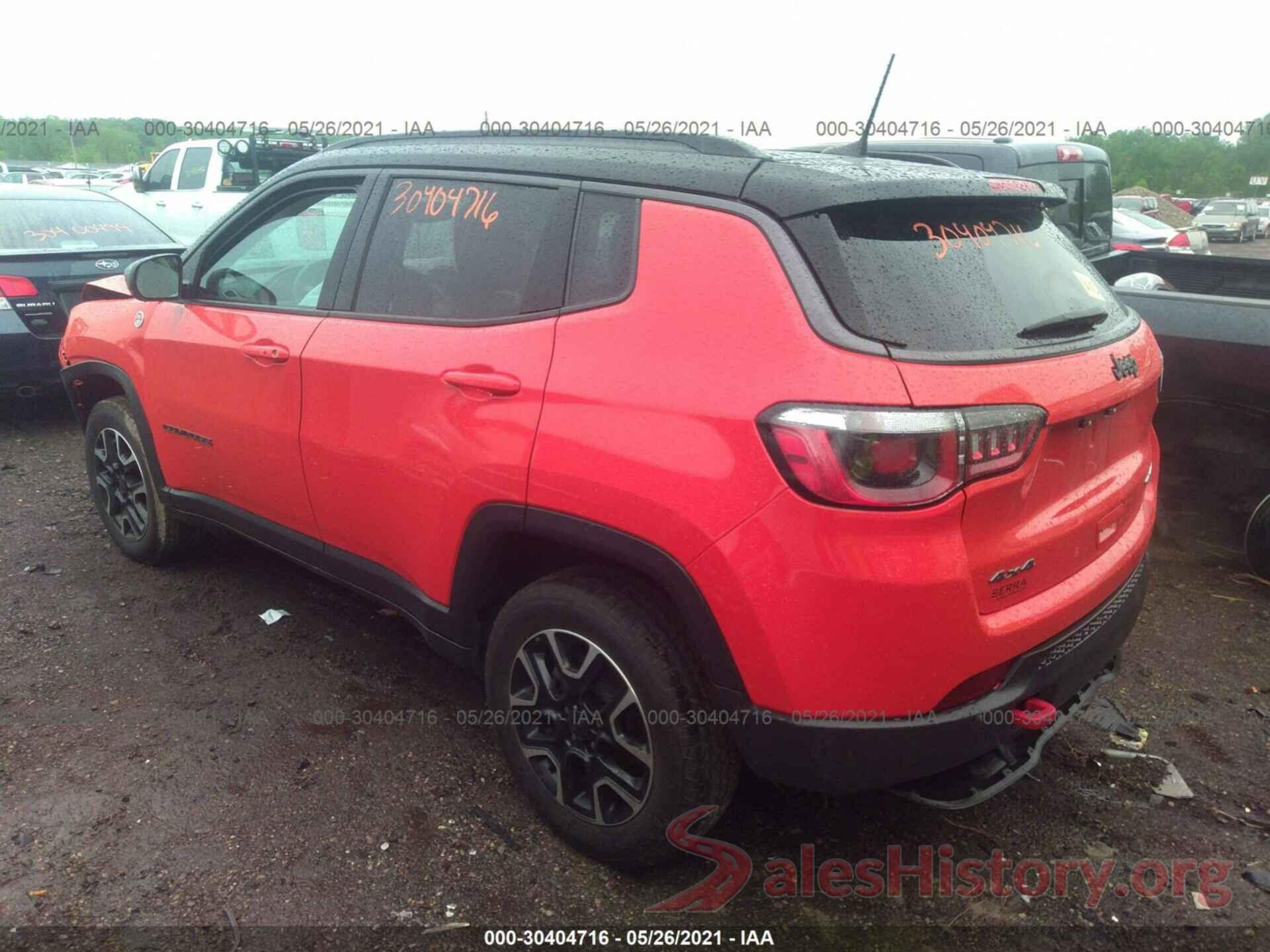 3C4NJDDB7LT111643 2020 JEEP COMPASS