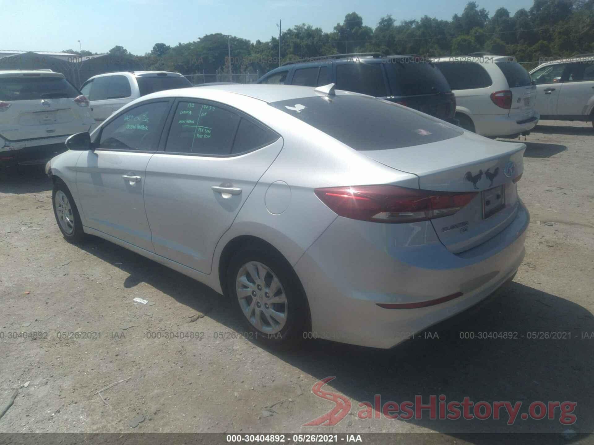 KMHD74LF7HU115800 2017 HYUNDAI ELANTRA