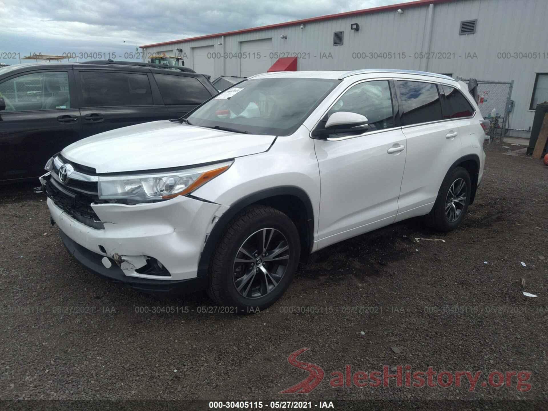 5TDJKRFH4GS258514 2016 TOYOTA HIGHLANDER