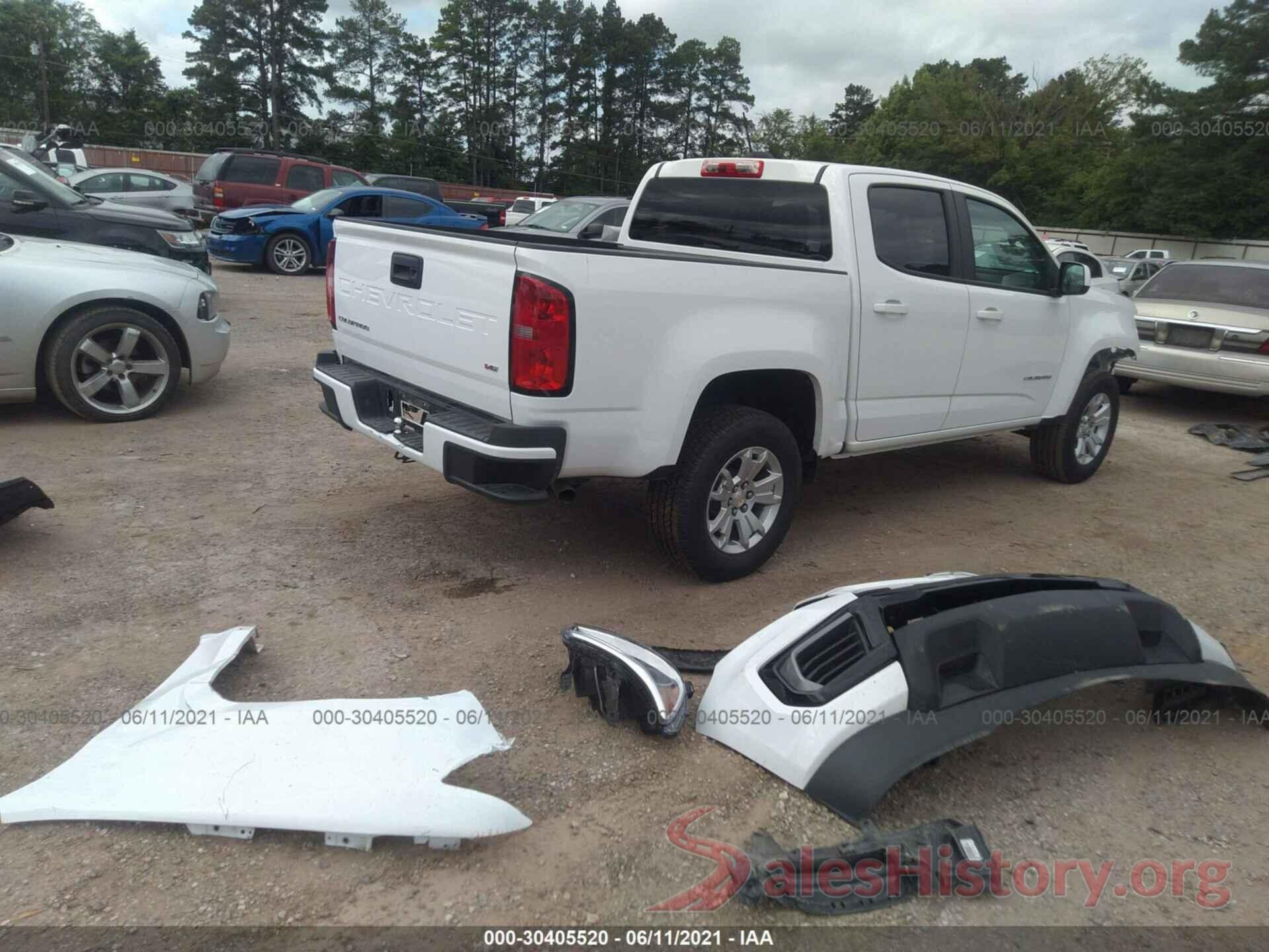 1GCGSCEN3M1210767 2021 CHEVROLET COLORADO