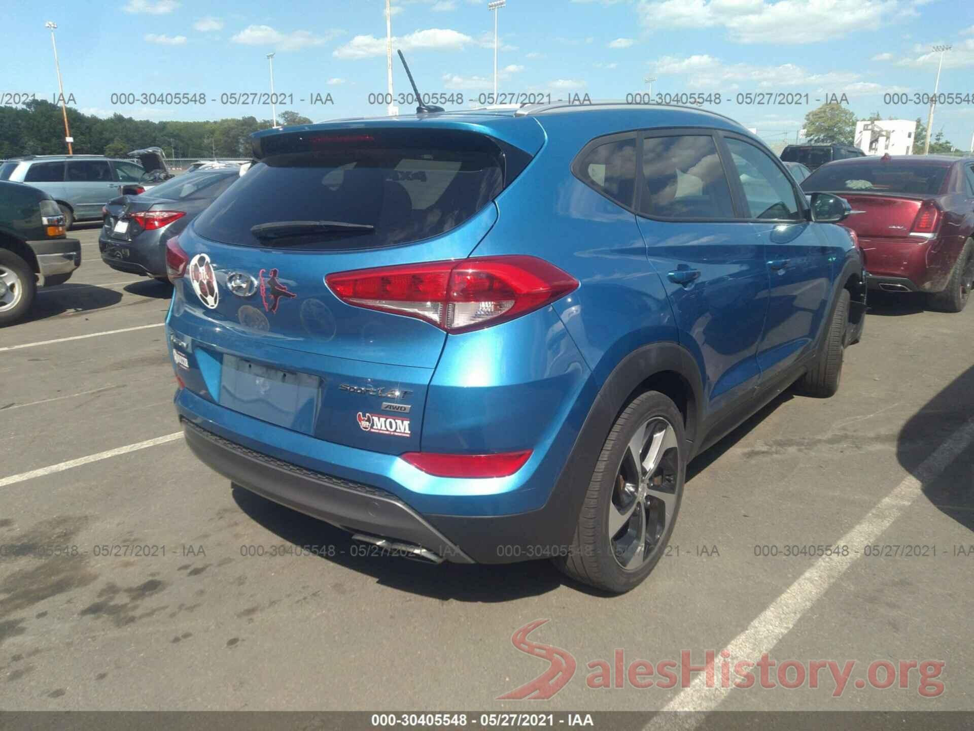 KM8J3CA25GU163240 2016 HYUNDAI TUCSON