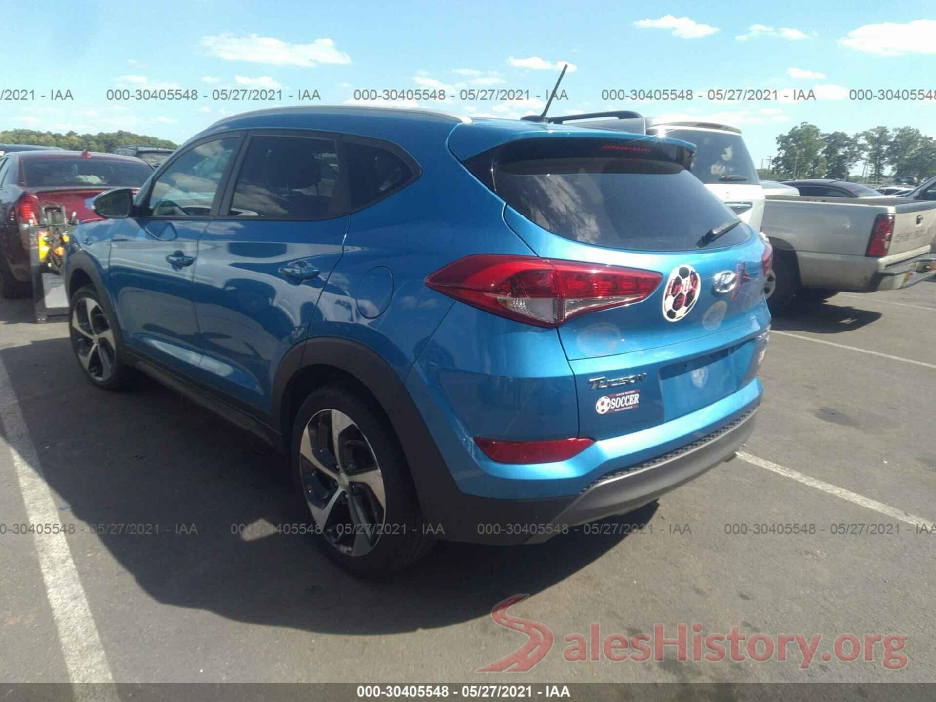 KM8J3CA25GU163240 2016 HYUNDAI TUCSON