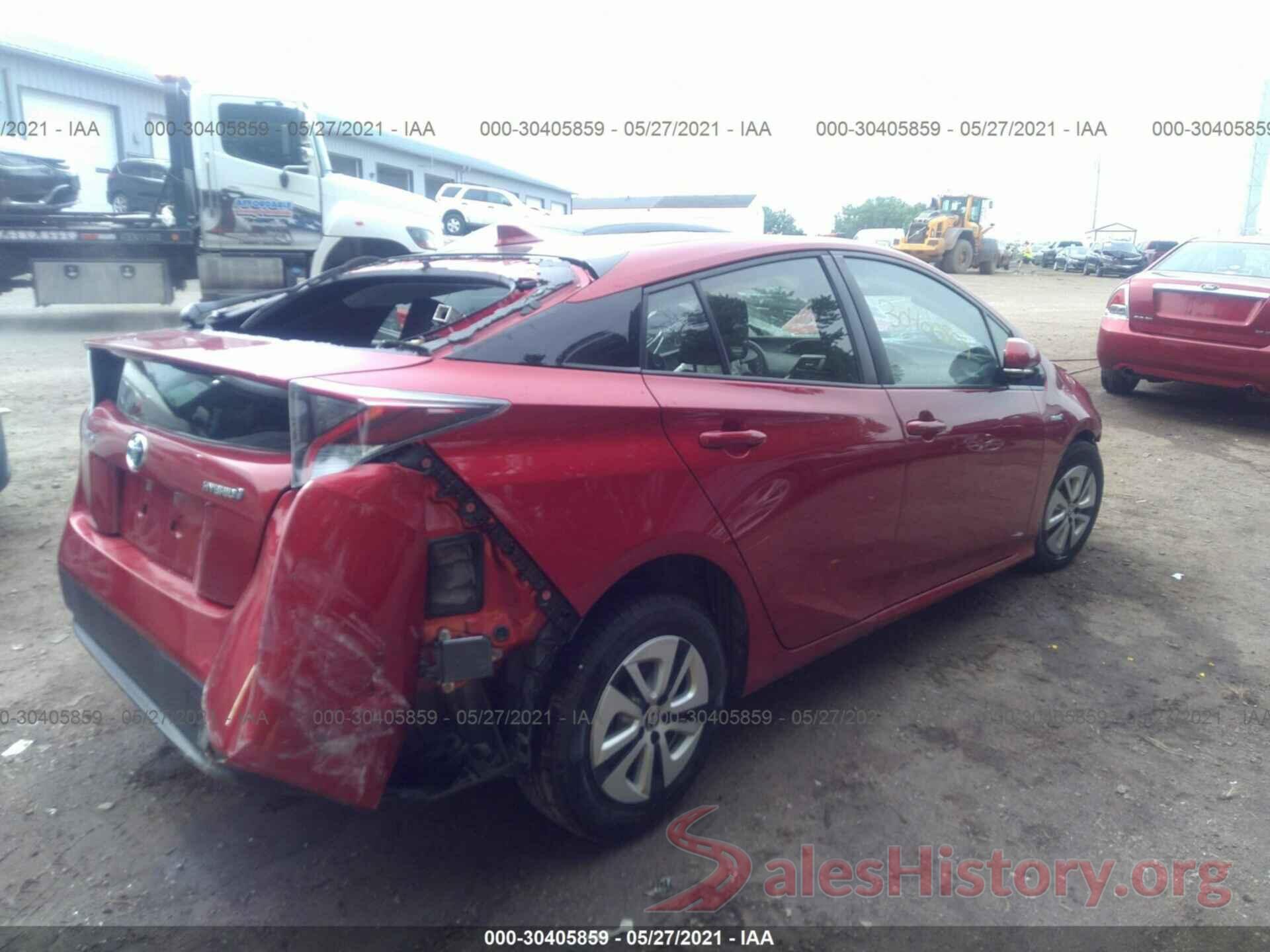 JTDKARFU9G3505953 2016 TOYOTA PRIUS