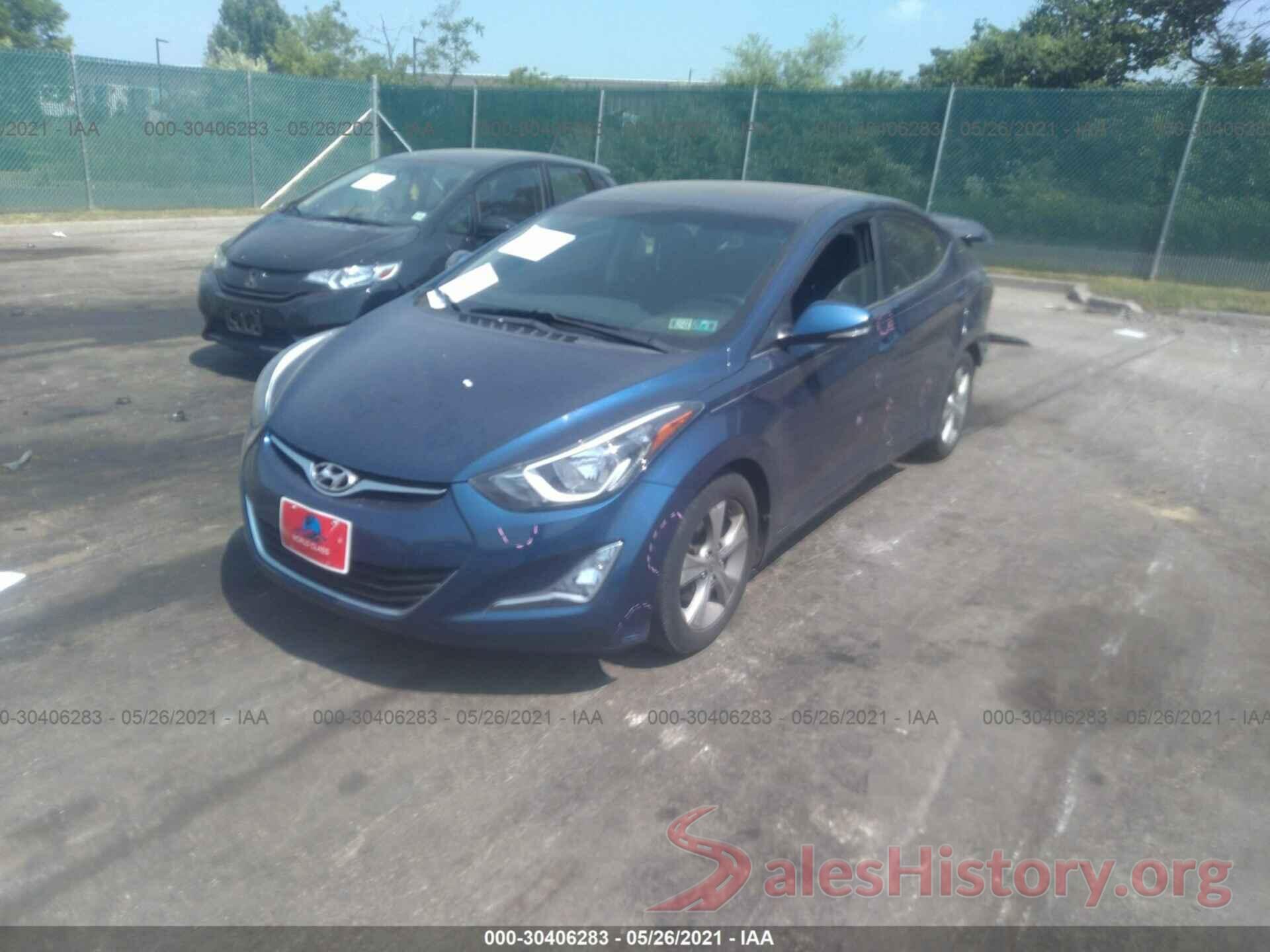 5NPDH4AEXGH798015 2016 HYUNDAI ELANTRA