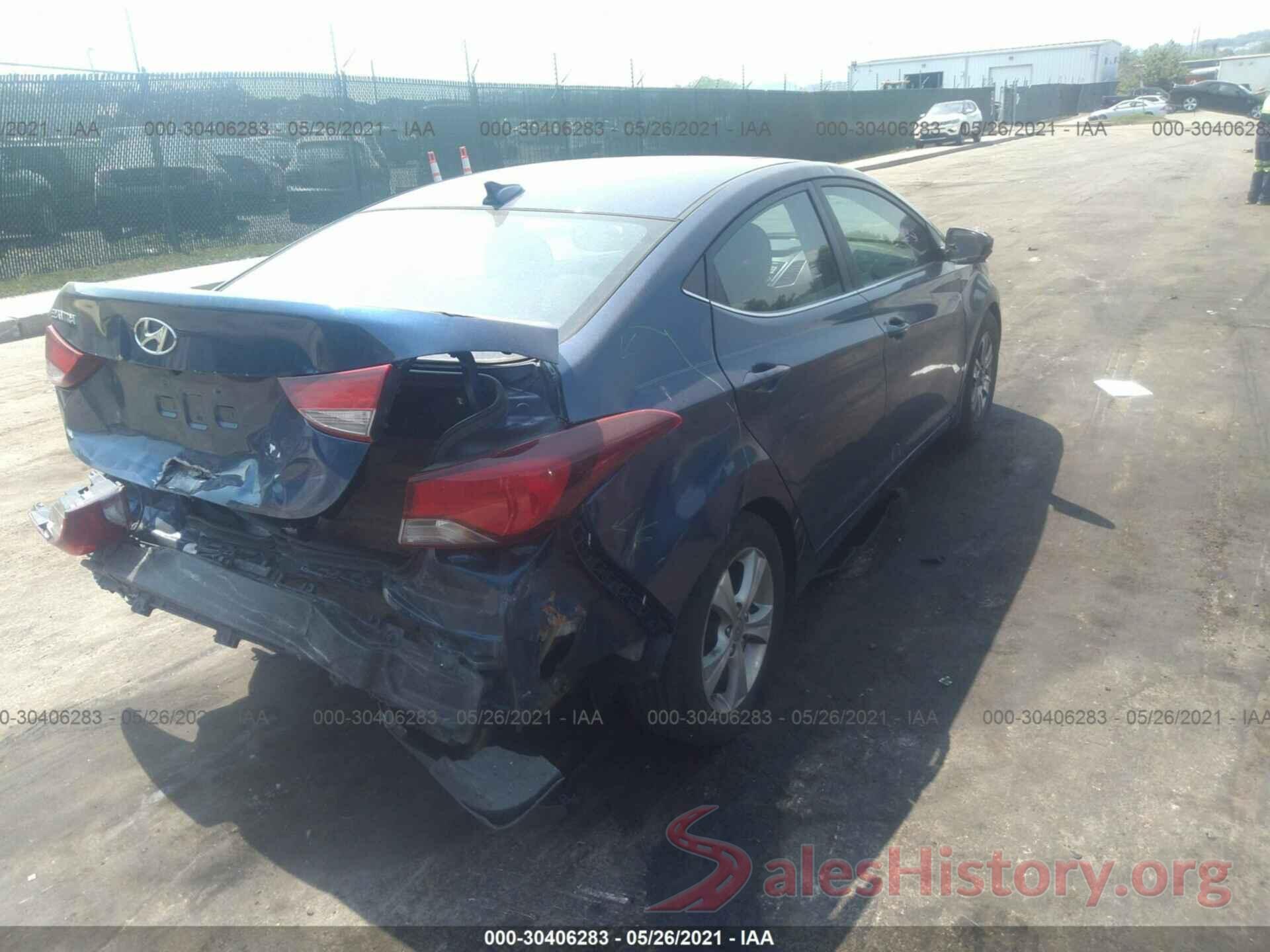 5NPDH4AEXGH798015 2016 HYUNDAI ELANTRA