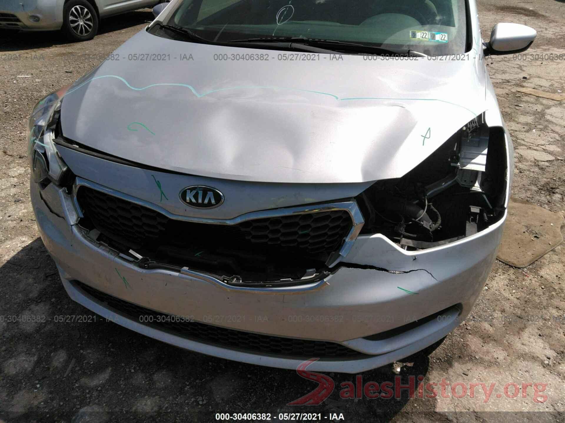 KNAFK4A68G5529737 2016 KIA FORTE