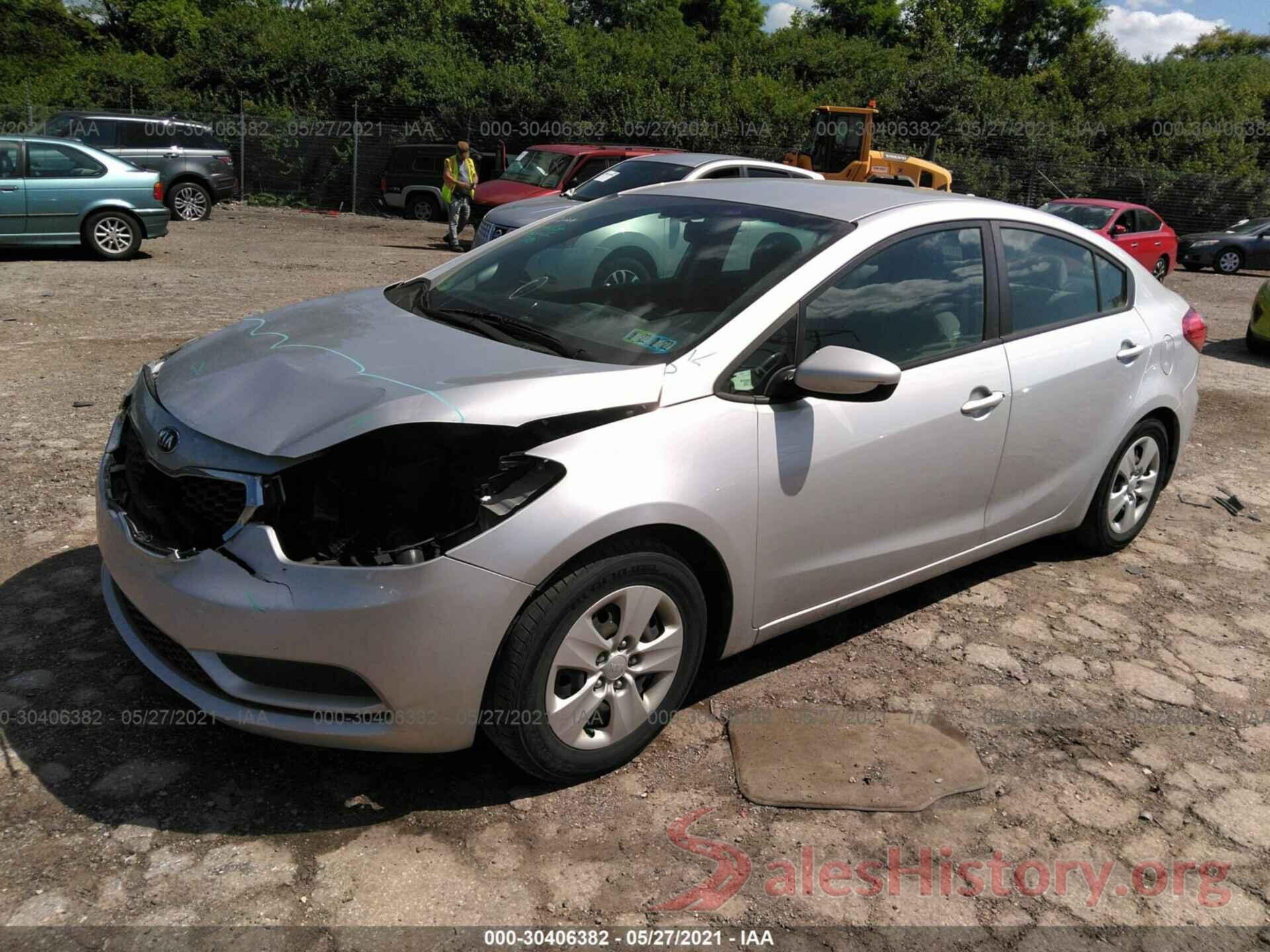 KNAFK4A68G5529737 2016 KIA FORTE