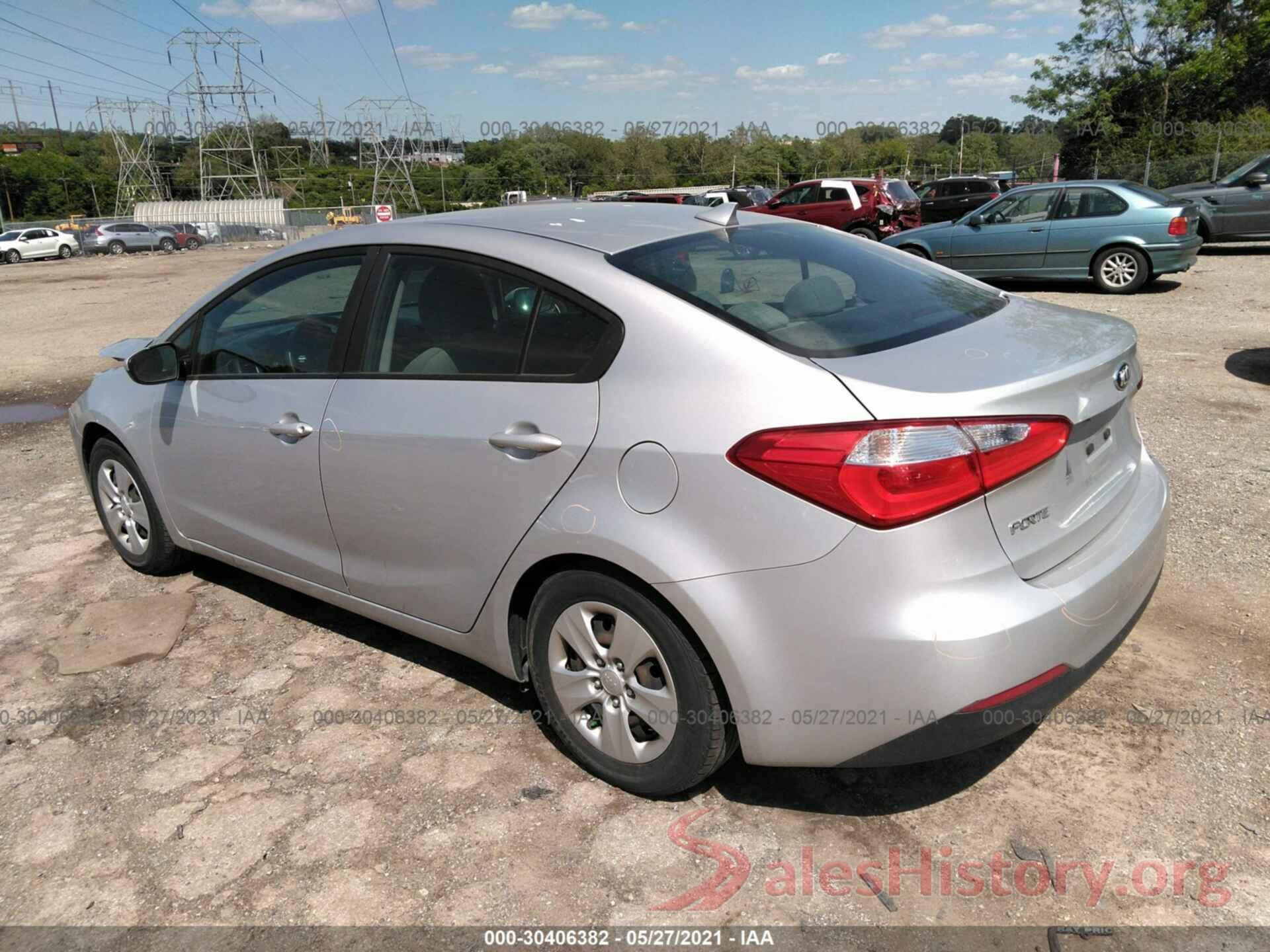 KNAFK4A68G5529737 2016 KIA FORTE