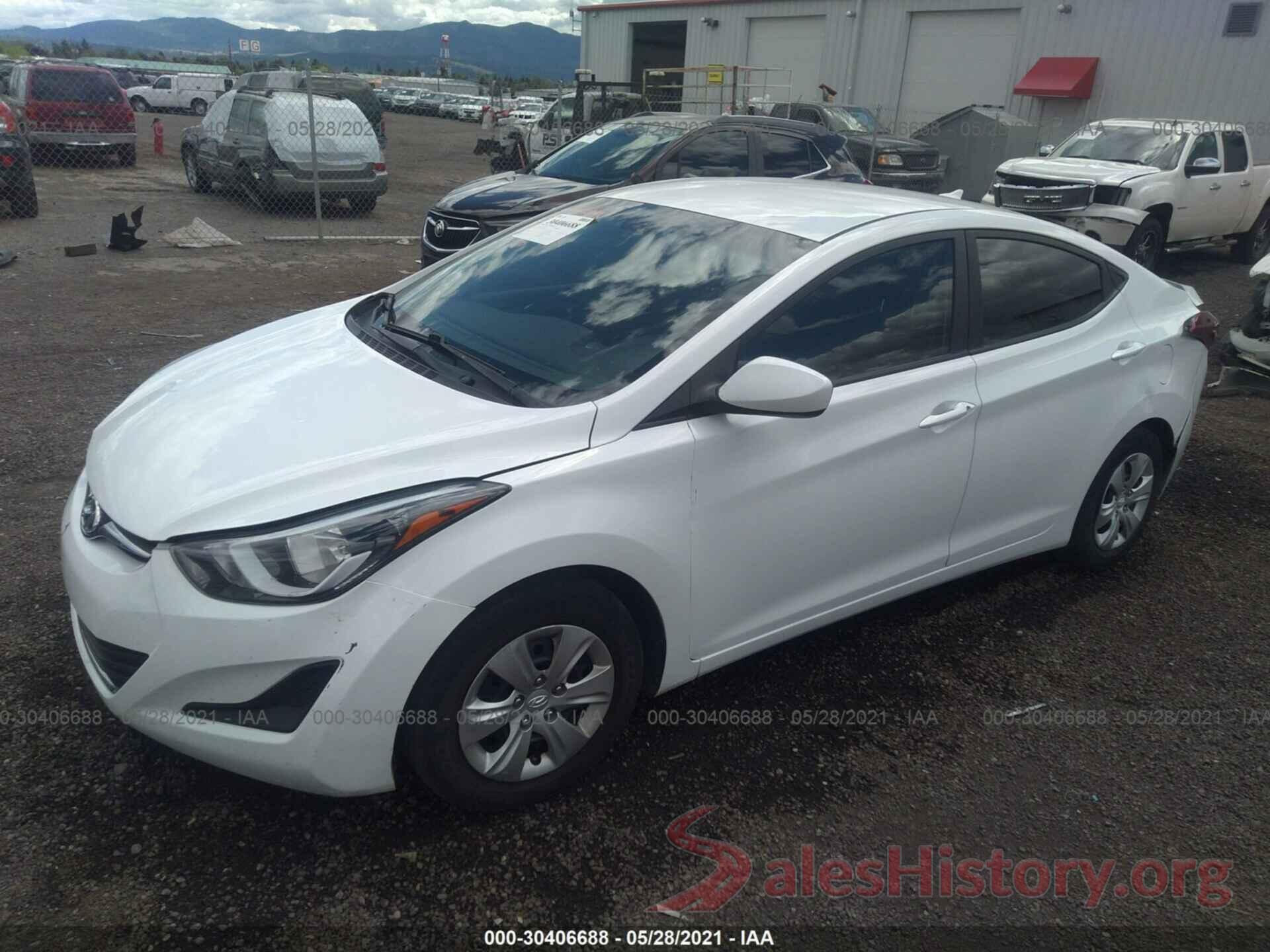 5NPDH4AE7GH752531 2016 HYUNDAI ELANTRA