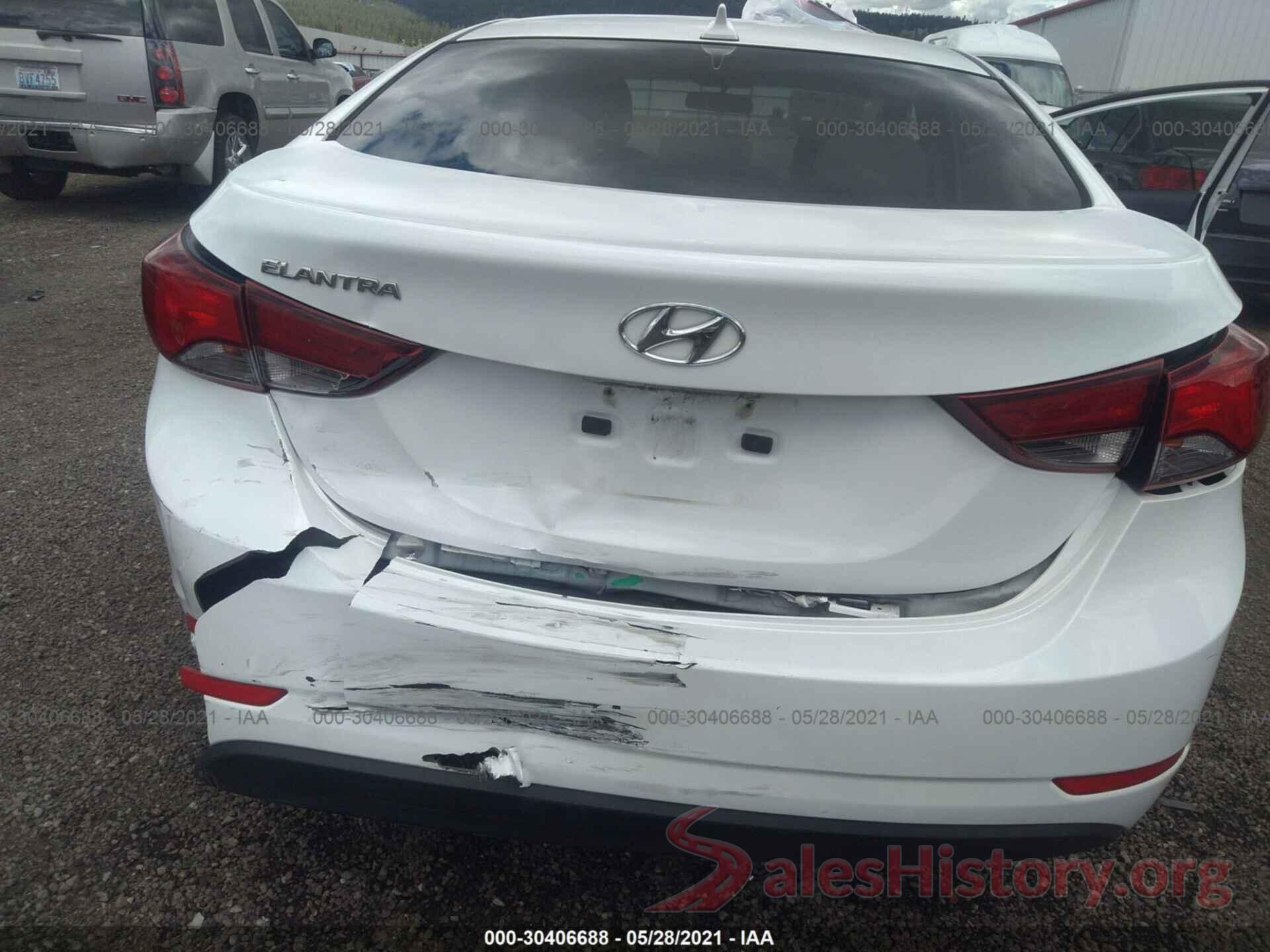 5NPDH4AE7GH752531 2016 HYUNDAI ELANTRA