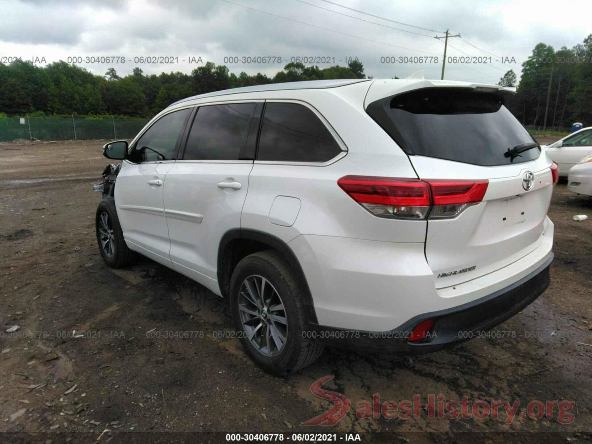 5TDKZRFHXHS188650 2017 TOYOTA HIGHLANDER