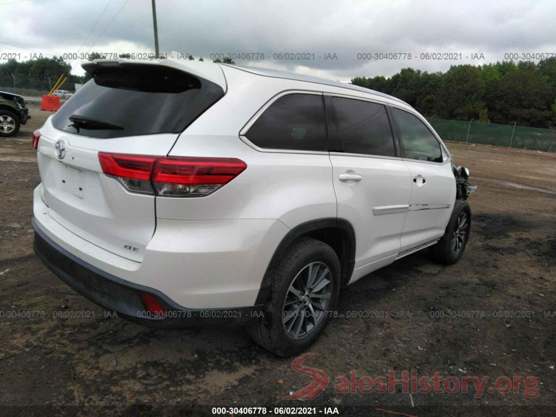 5TDKZRFHXHS188650 2017 TOYOTA HIGHLANDER