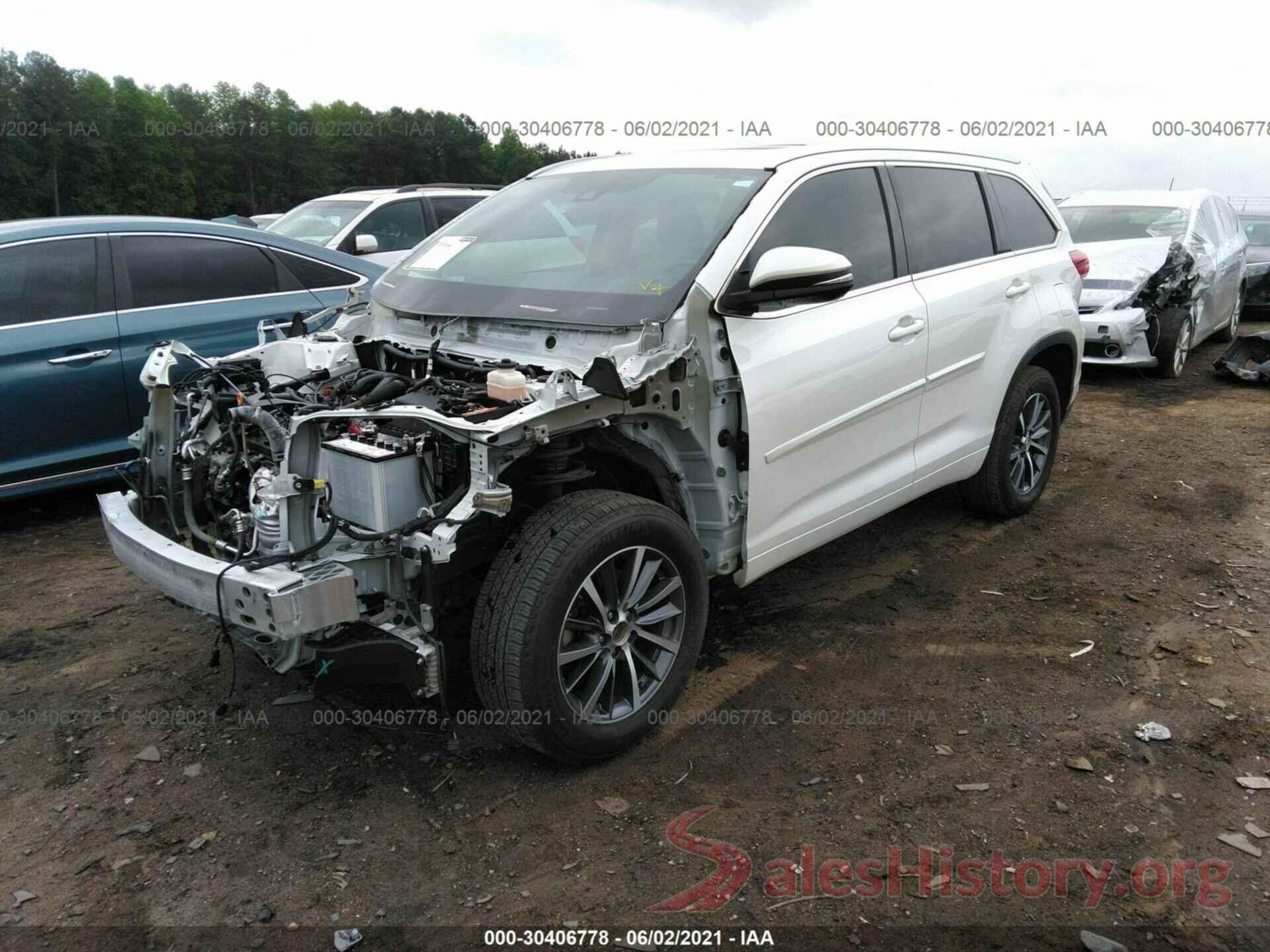 5TDKZRFHXHS188650 2017 TOYOTA HIGHLANDER