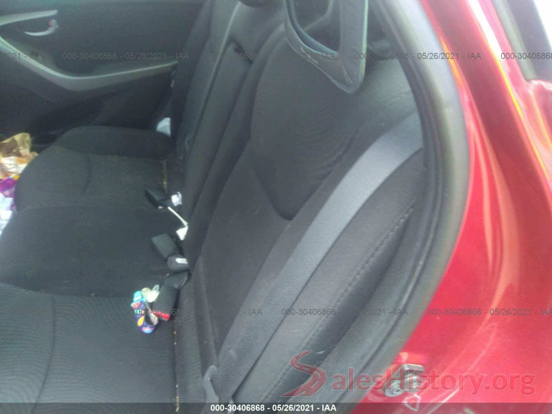 5NPDH4AE4GH763986 2016 HYUNDAI ELANTRA