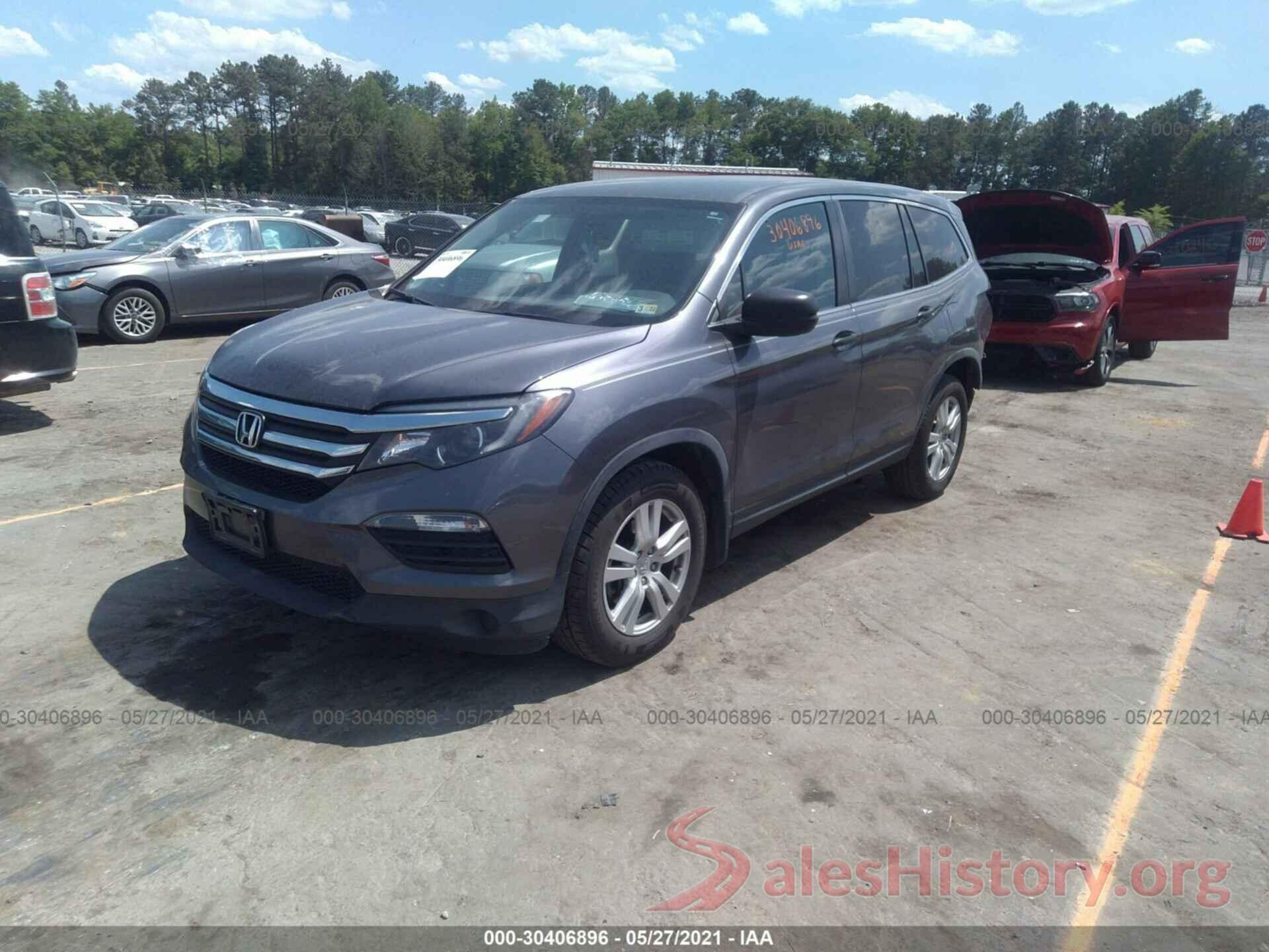 5FNYF5H10GB037203 2016 HONDA PILOT