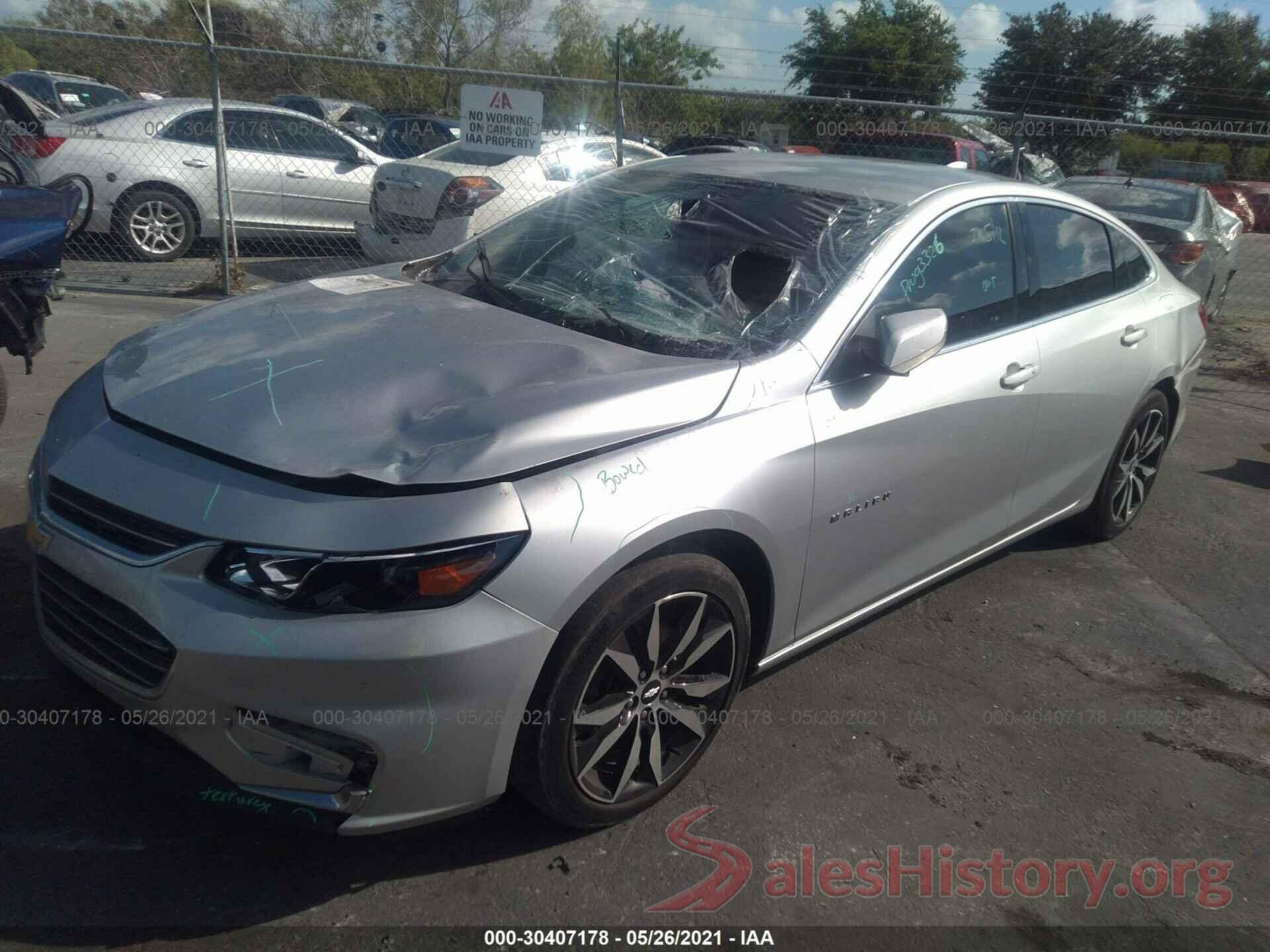 1G1ZE5ST7HF275699 2017 CHEVROLET MALIBU