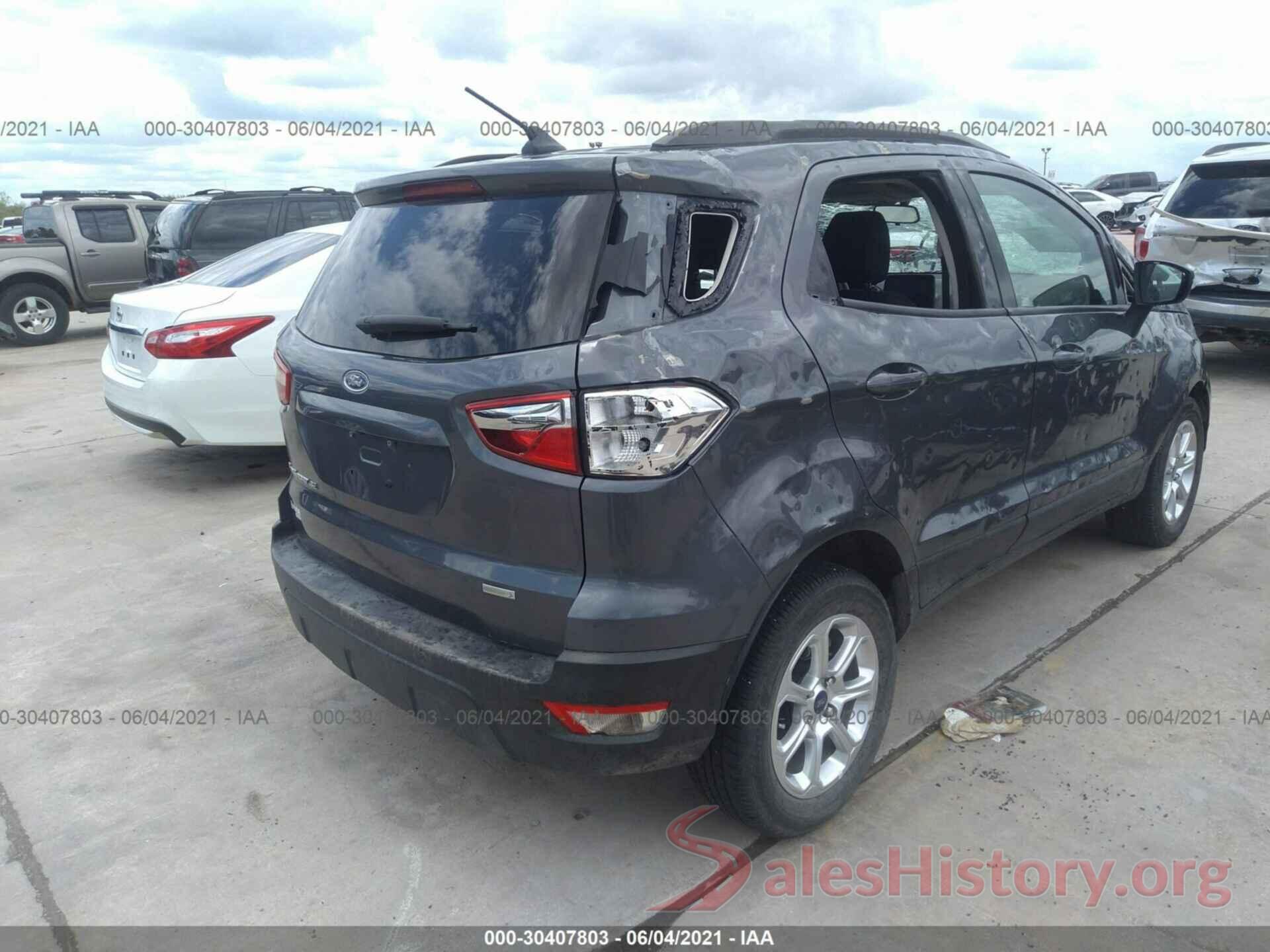 MAJ3S2GE3KC267340 2019 FORD ECOSPORT