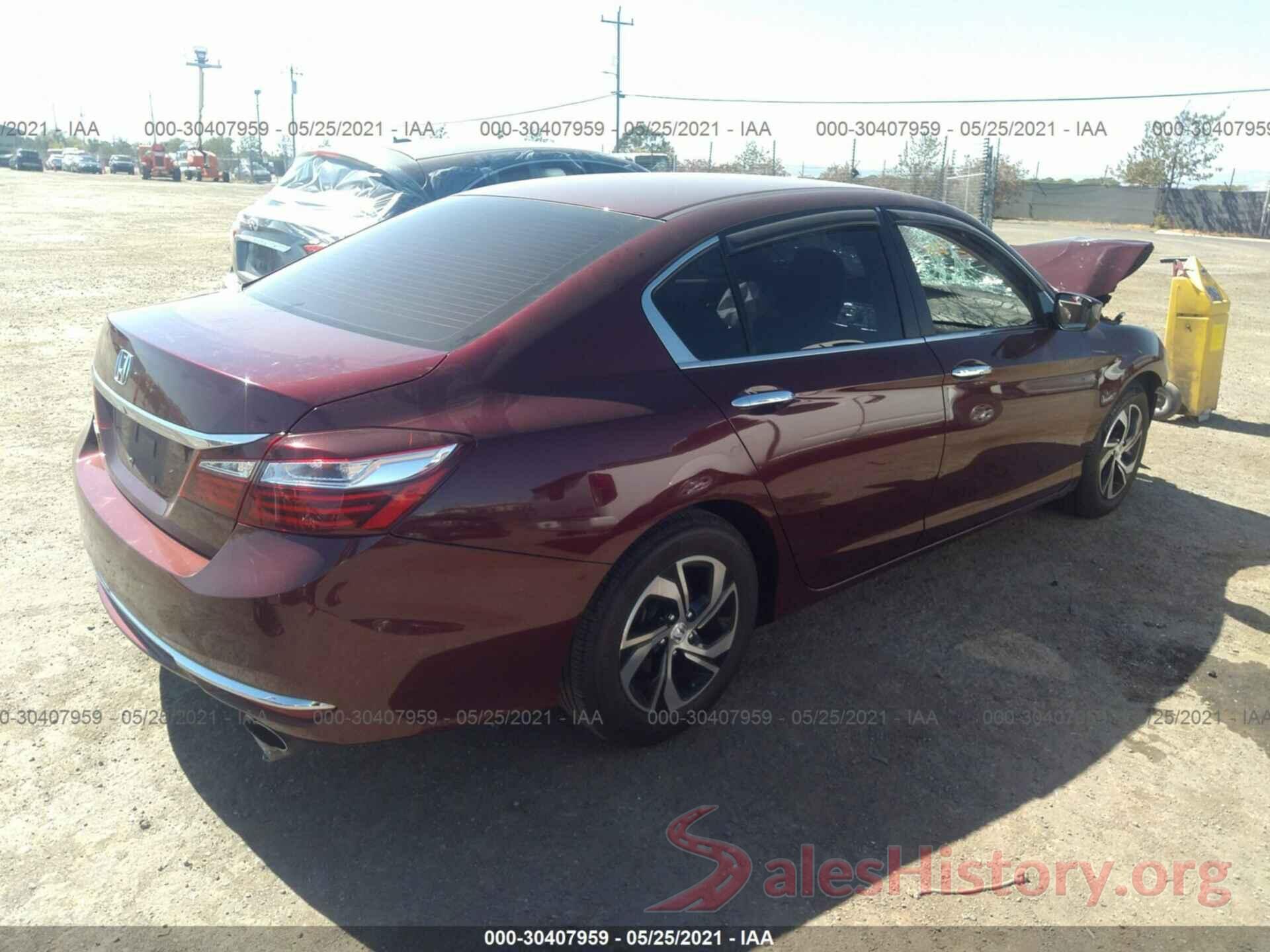 1HGCR2F39GA205337 2016 HONDA ACCORD SEDAN