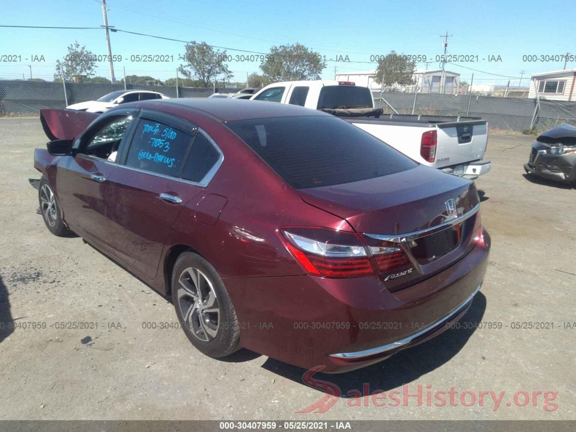 1HGCR2F39GA205337 2016 HONDA ACCORD SEDAN