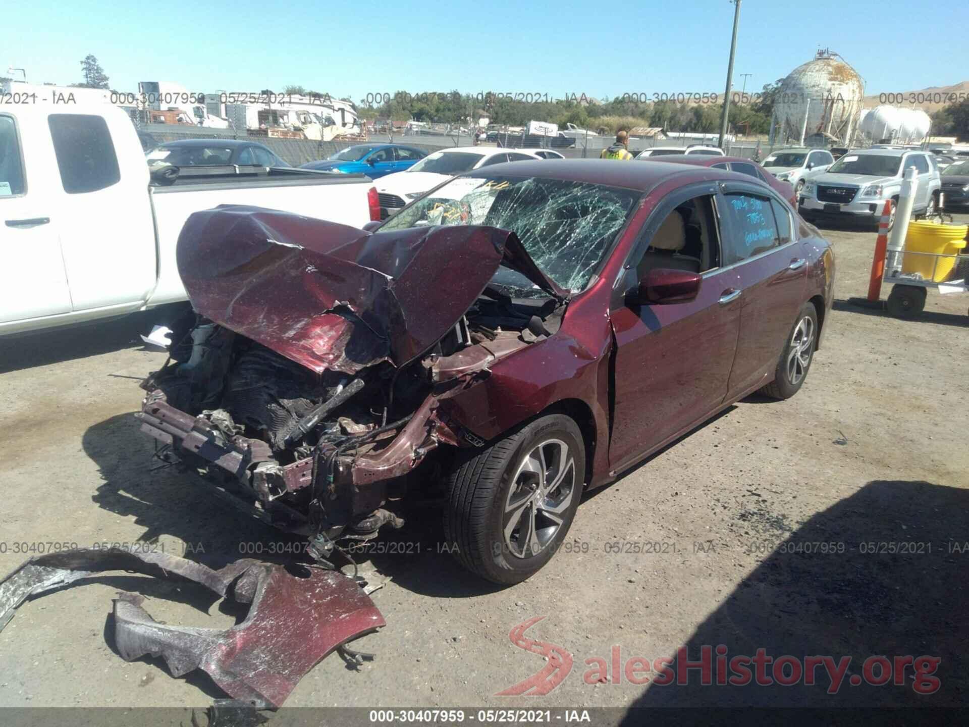 1HGCR2F39GA205337 2016 HONDA ACCORD SEDAN