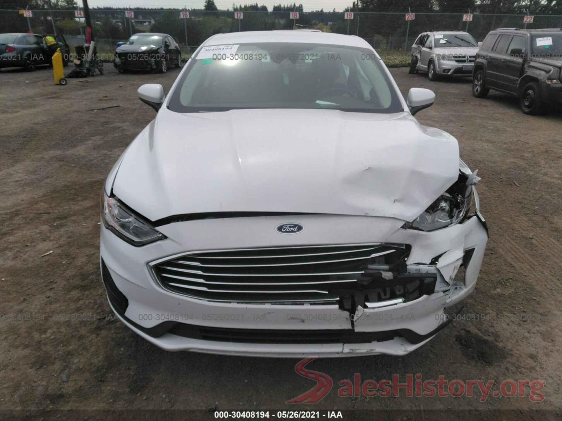 3FA6P0HD6LR255887 2020 FORD FUSION