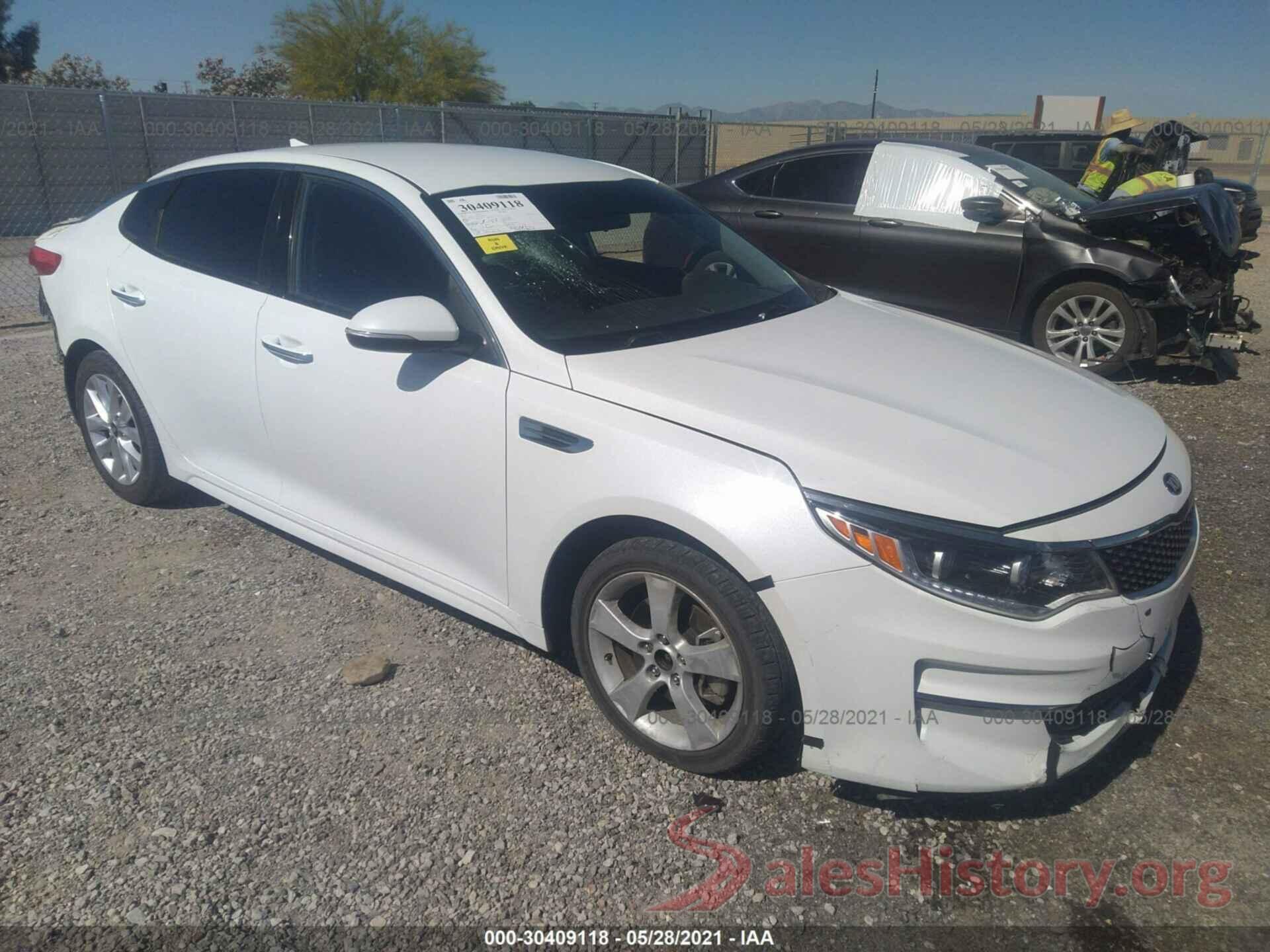 5XXGU4L39GG118959 2016 KIA OPTIMA