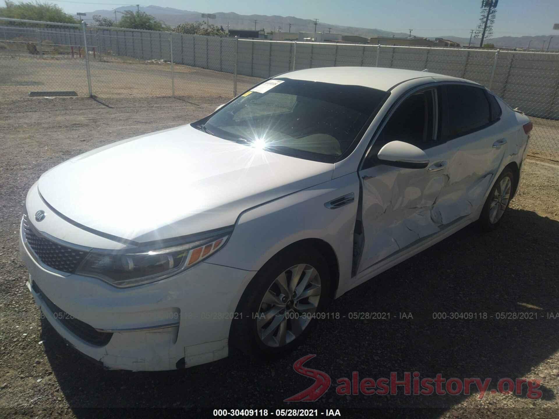 5XXGU4L39GG118959 2016 KIA OPTIMA