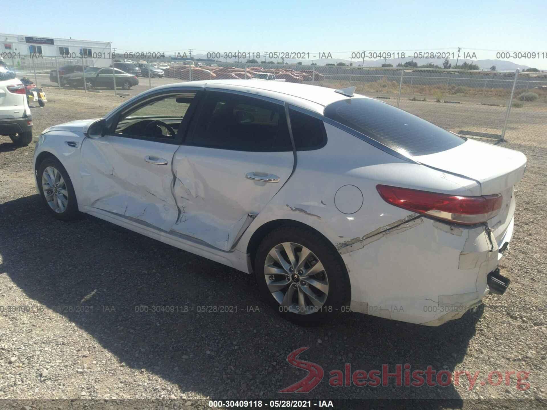 5XXGU4L39GG118959 2016 KIA OPTIMA