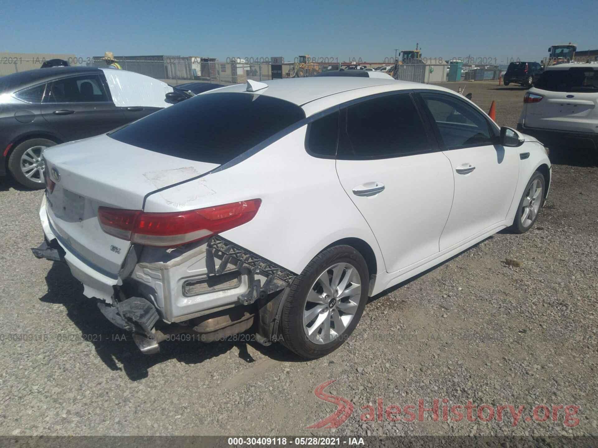 5XXGU4L39GG118959 2016 KIA OPTIMA