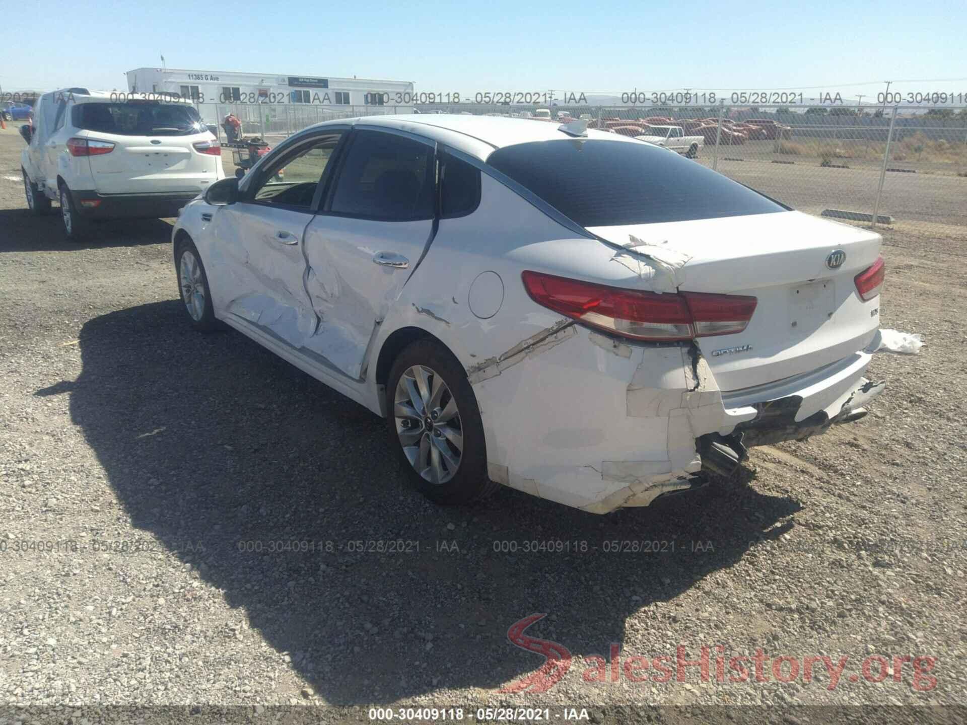 5XXGU4L39GG118959 2016 KIA OPTIMA